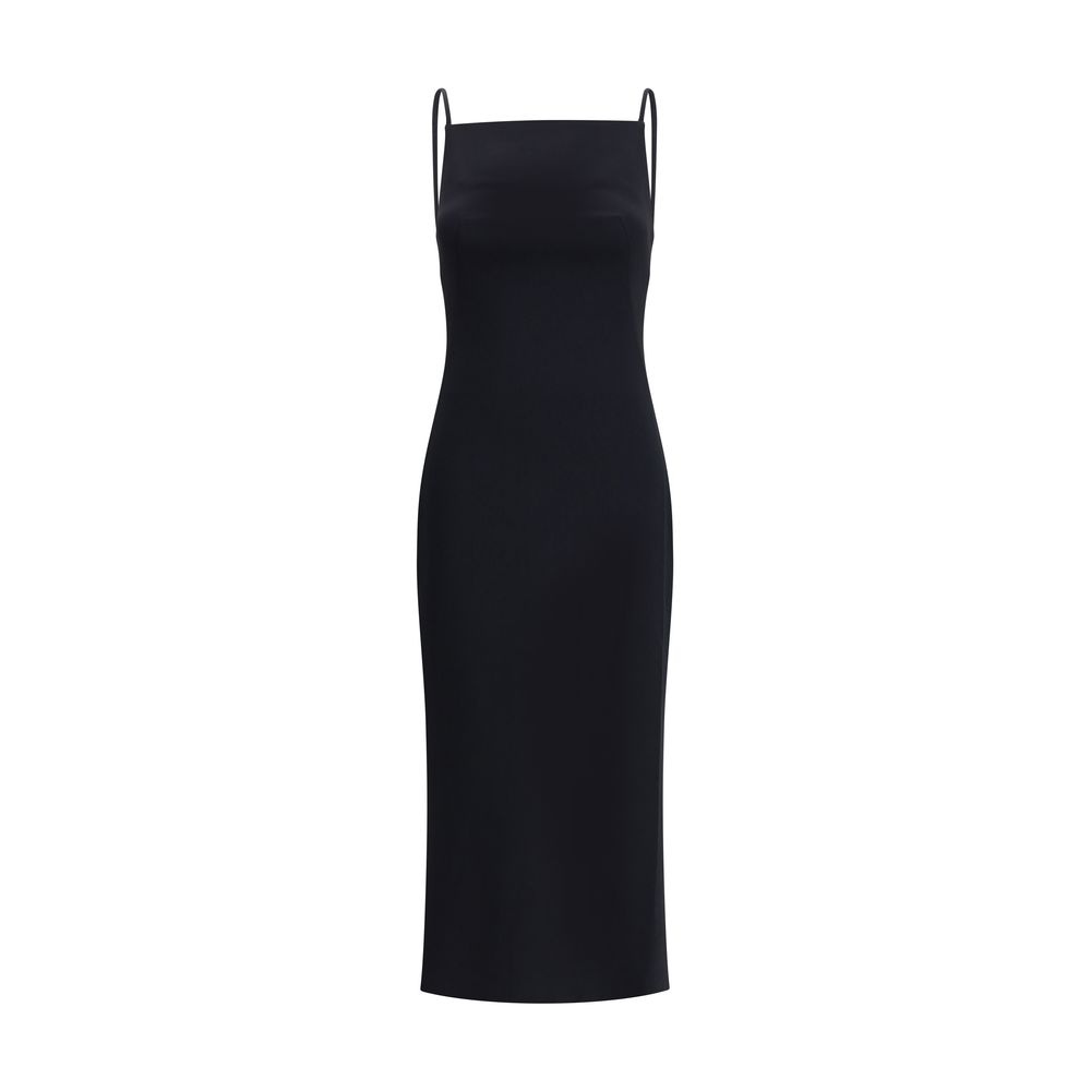 Discover the Givenchy Black Viscose Casual Dress, a masterpiece of elegant cady crepe, designed for those who embrace timeless luxury and sophisticated allure.
