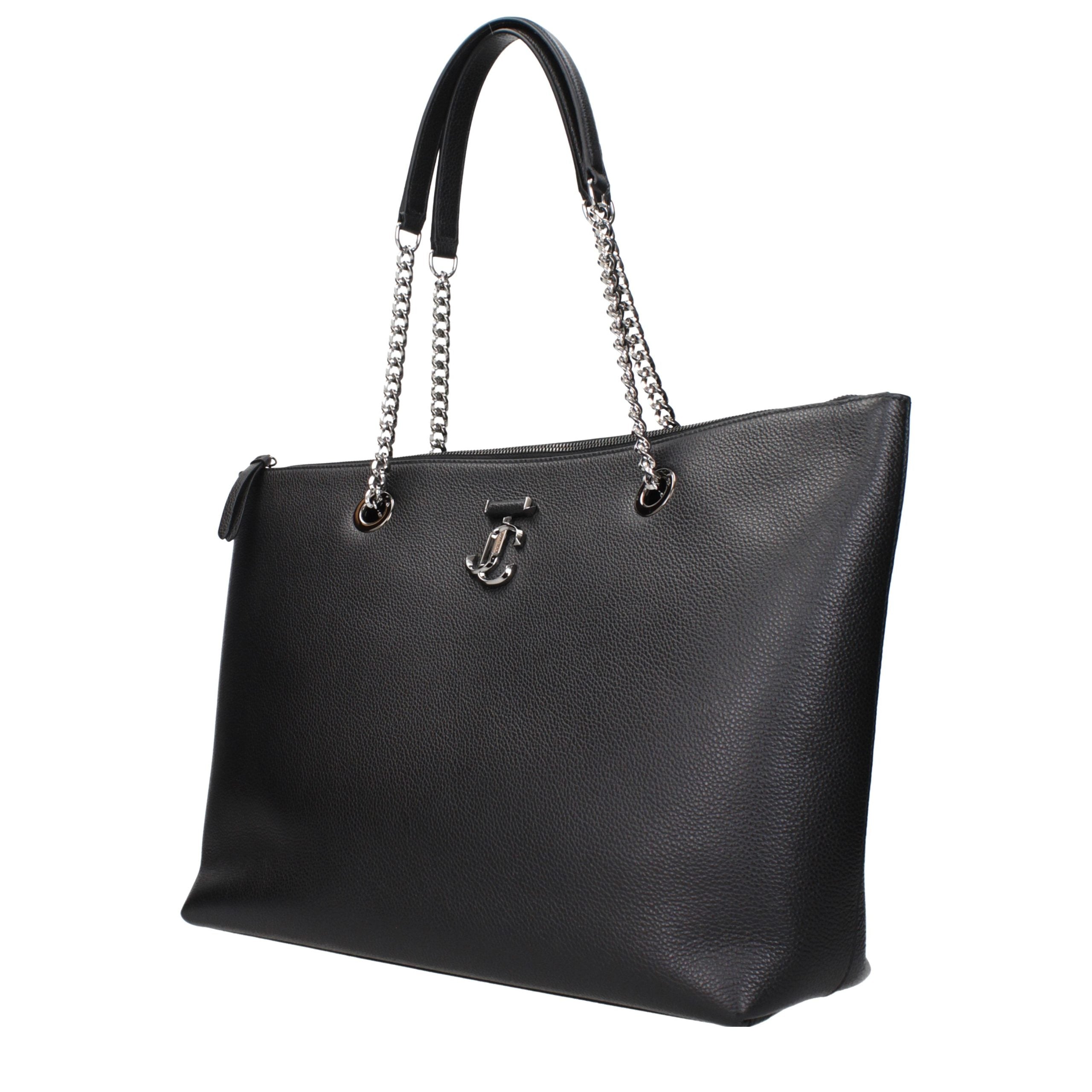 Jimmy Choo Black Leather Shoulder Bag - Timeless Luxury Accessory