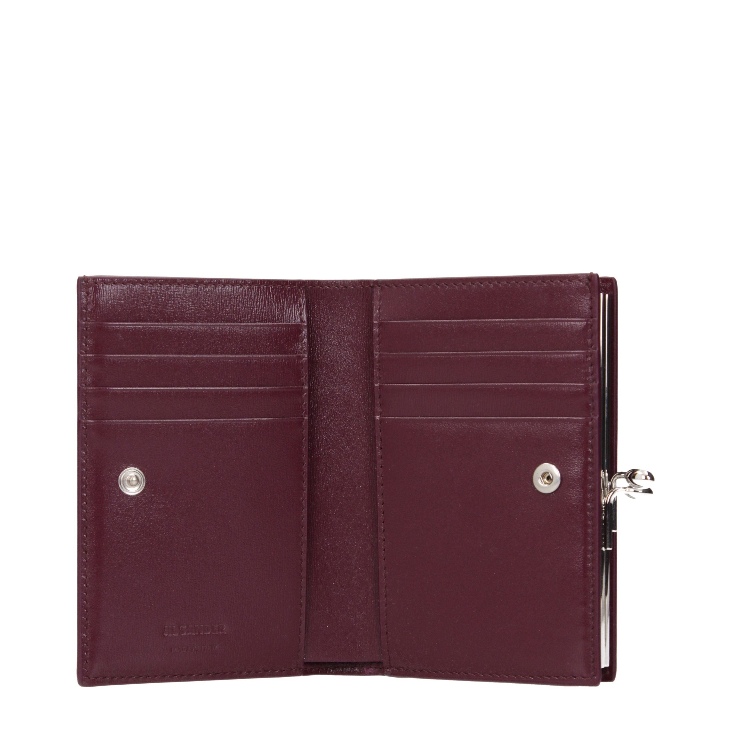 Experience the allure of the Jil Sander Red Leather Wallet, a symbol of exquisite craftsmanship and timeless elegance, perfect for those who embrace luxury.