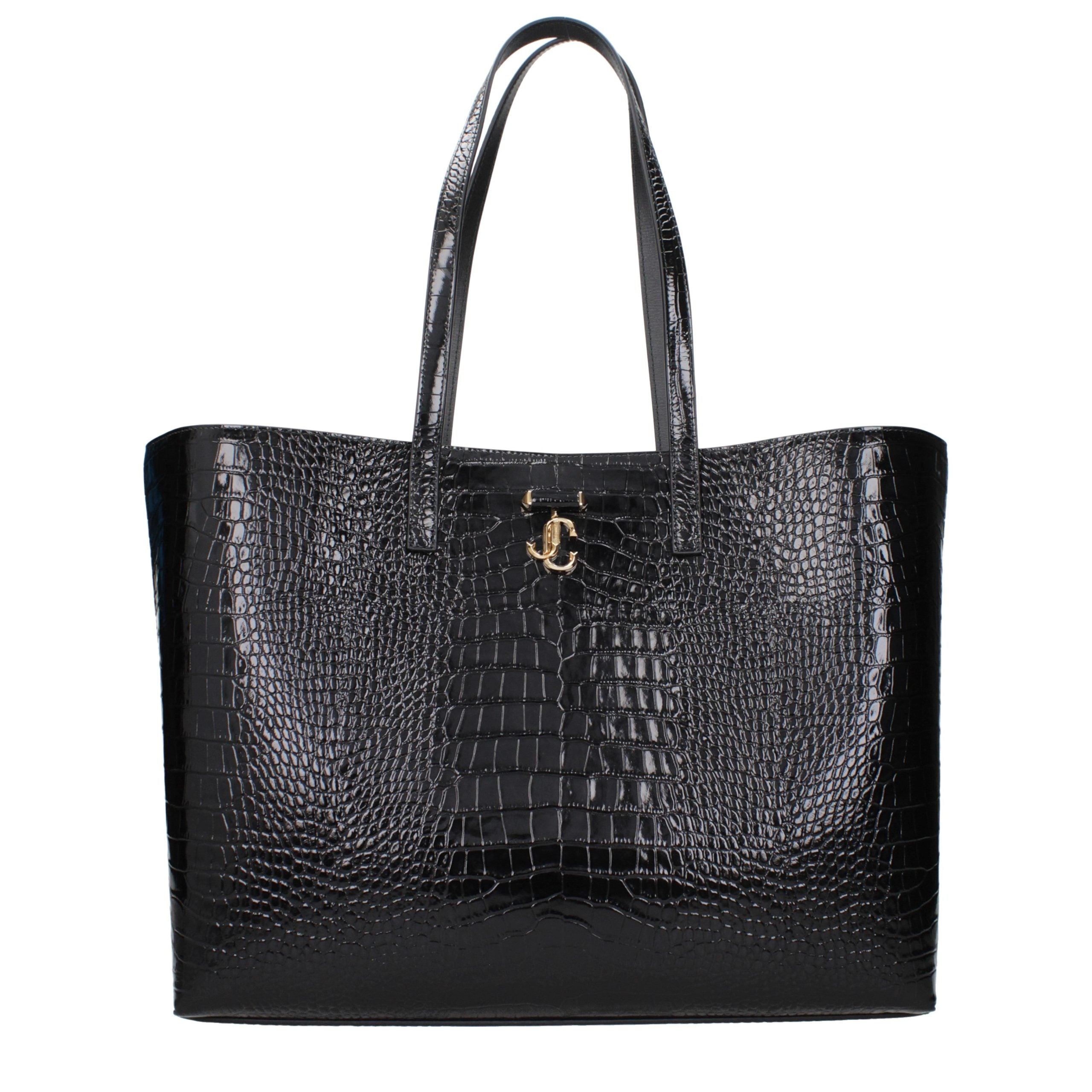 Jimmy Choo Black Leather Shoulder Bag - Timeless Luxury Elegance
