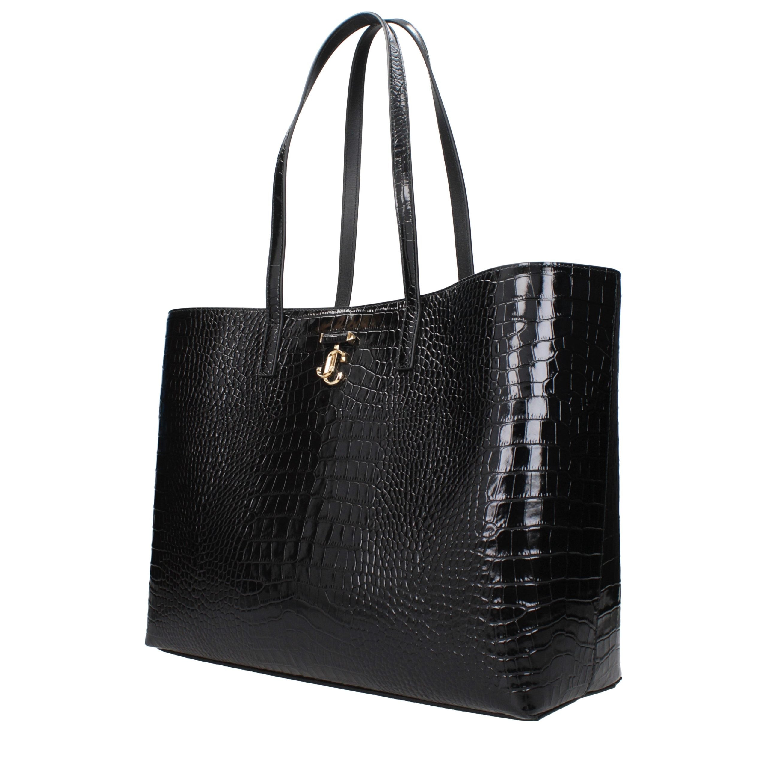 Jimmy Choo Black Leather Shoulder Bag - Timeless Luxury Accessory