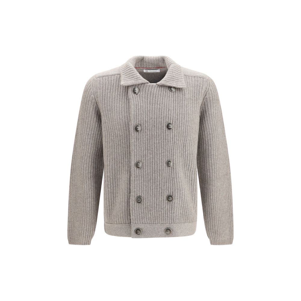 Brunello Cucinelli Cashmere Cardigan - Timeless Nautical Elegance