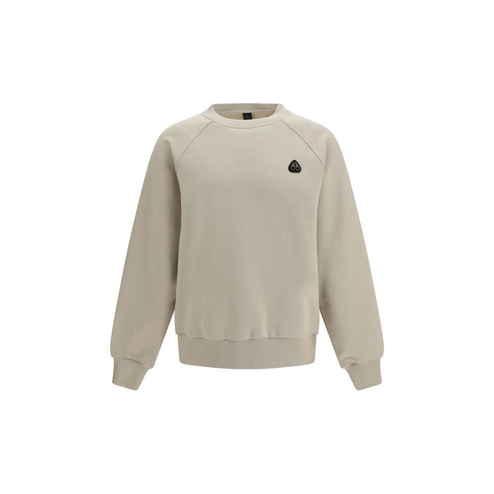 Indulge in the contemporary elegance of the Moose Knuckles YUL crewneck Sweatshirt, crafted from a luxurious blend of cotton and polyester, embodying sophistication and comfort for the discerning individual.