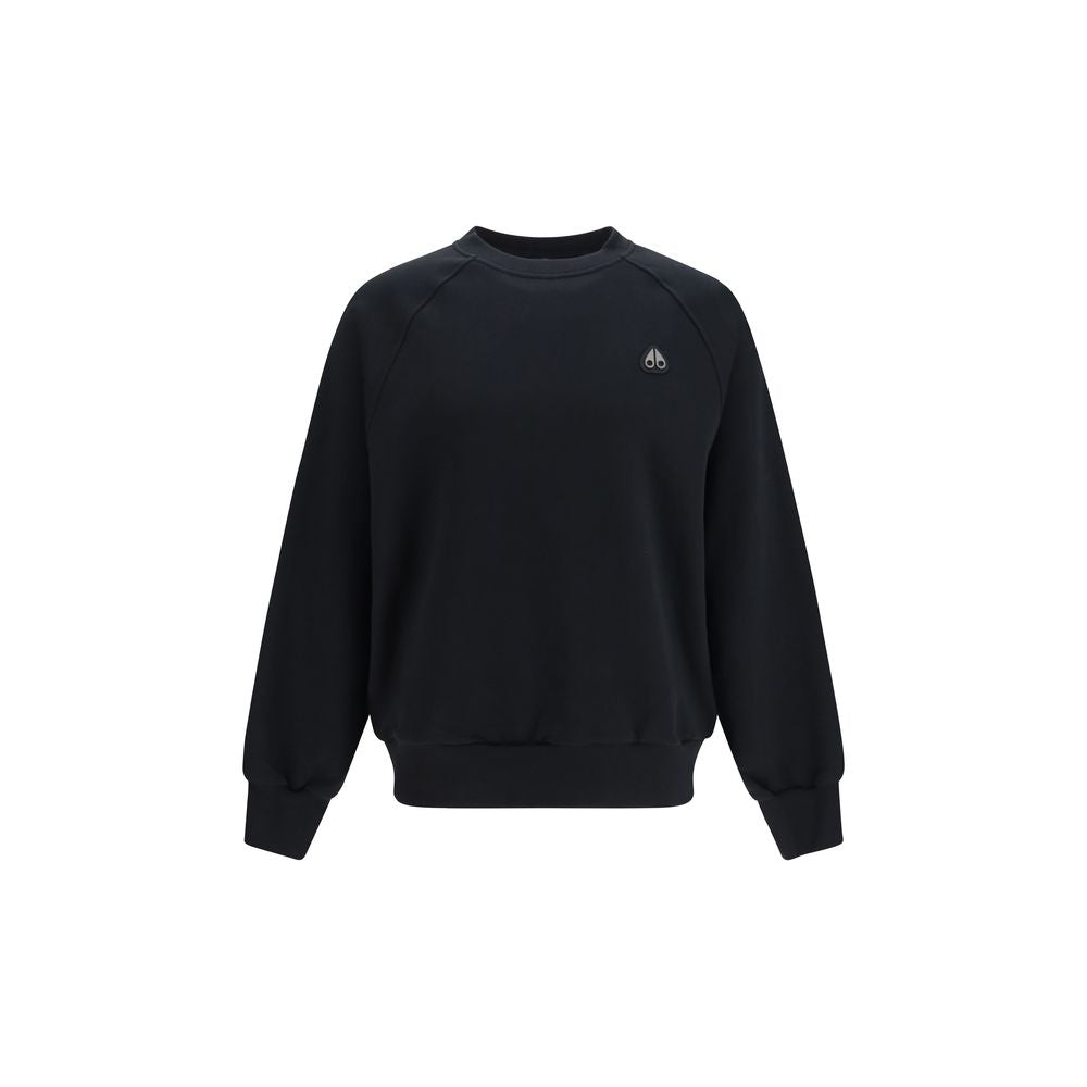 Indulge in the exquisite YUL crewneck Sweatshirt by Moose Knuckles, crafted from a luxurious cotton-polyester blend, embodying contemporary elegance and timeless comfort.