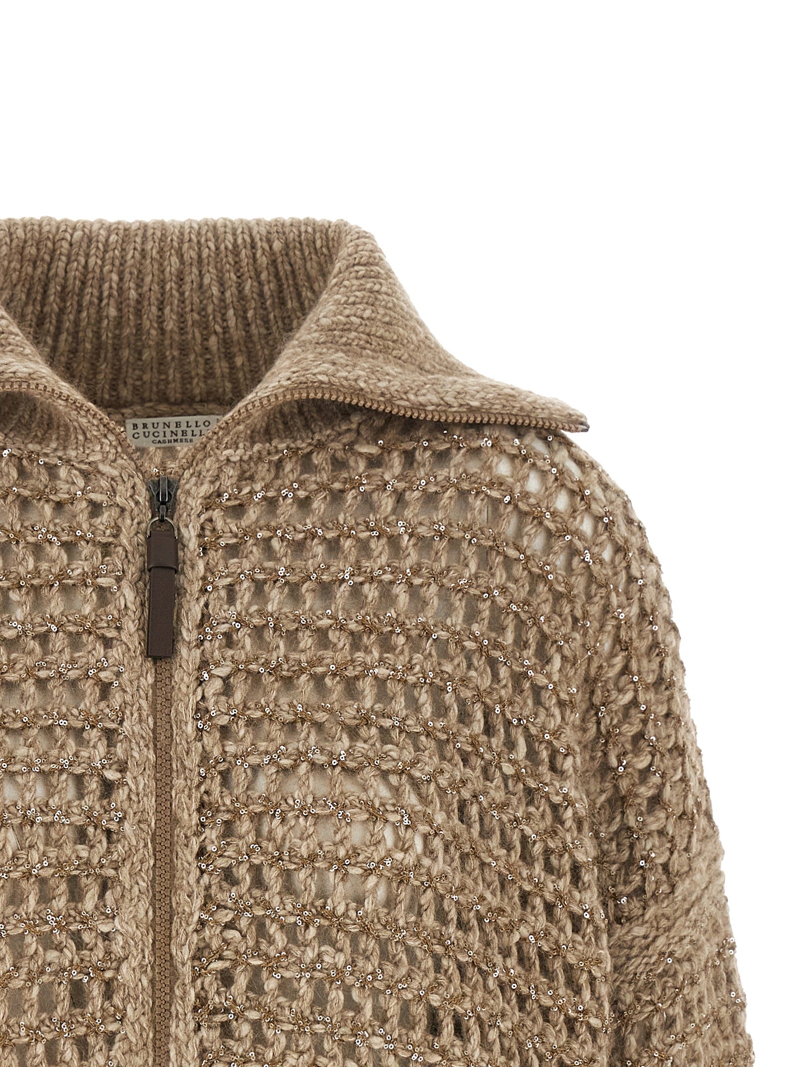 Brunello Cucinelli Beige Cardigan - Exquisite Luxury Knitwear