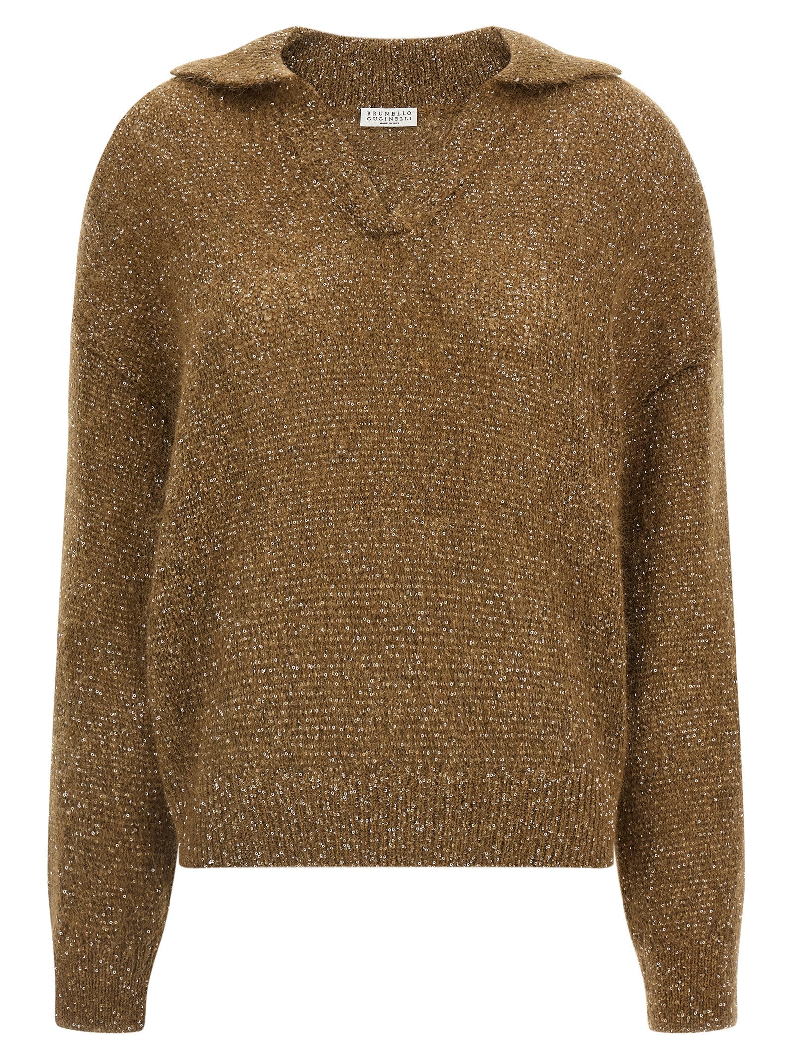 Brunello Cucinelli Brown Polyamide Polo Shirt - Elevate Your Elegance