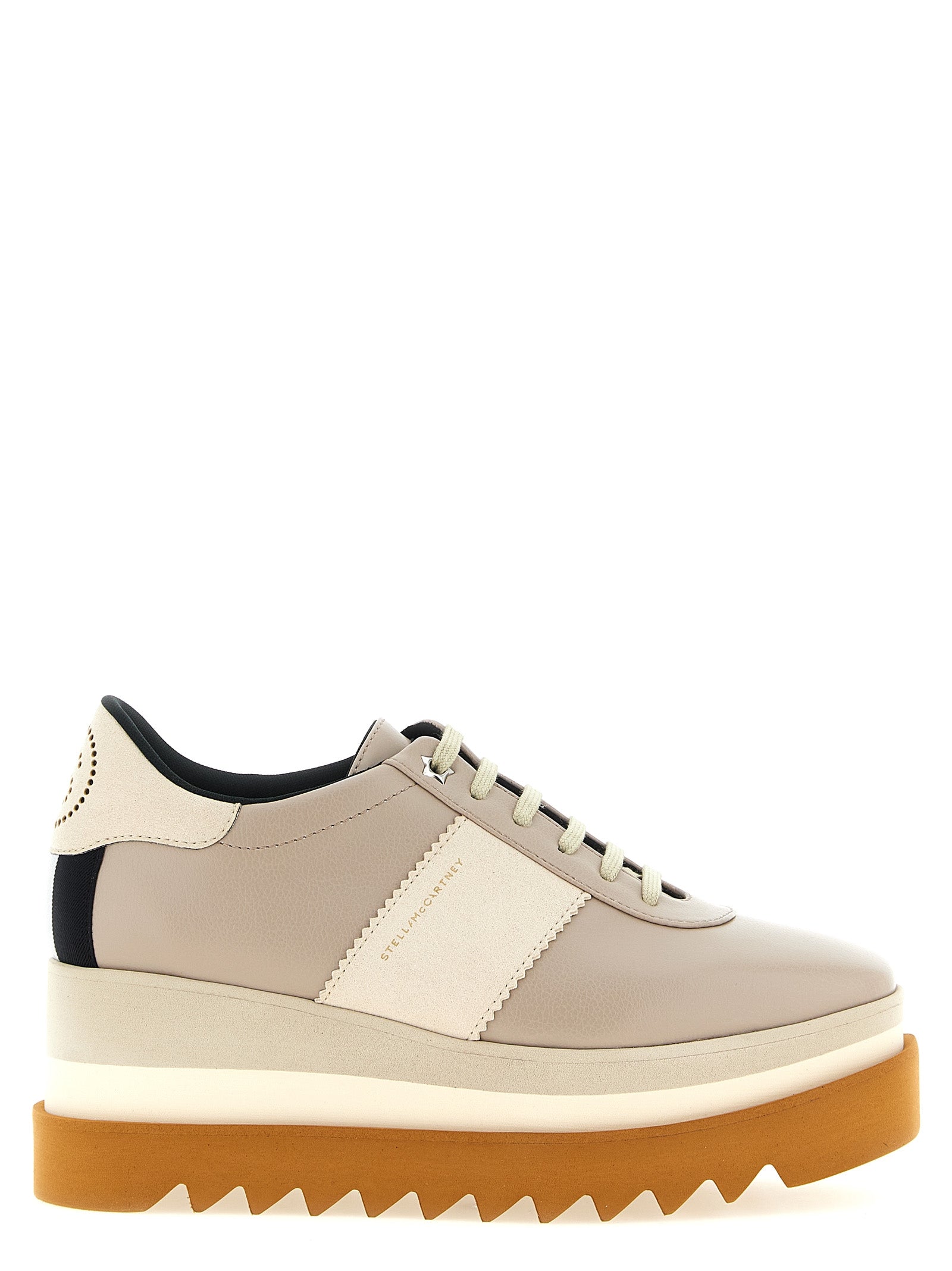 Stella McCartney Sneak-Elyse Platform Sneakers - Luxe Beige Elegance