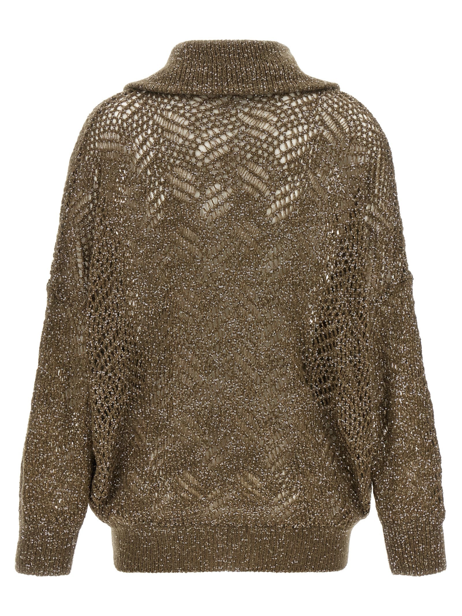 Brunello Cucinelli Brown Cardigan - Exquisite Knitwear Elegance