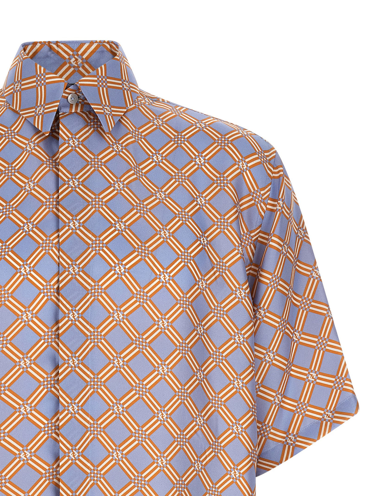 Fendi Multicolor Silk Blouse - Luxe Oversized Elegance