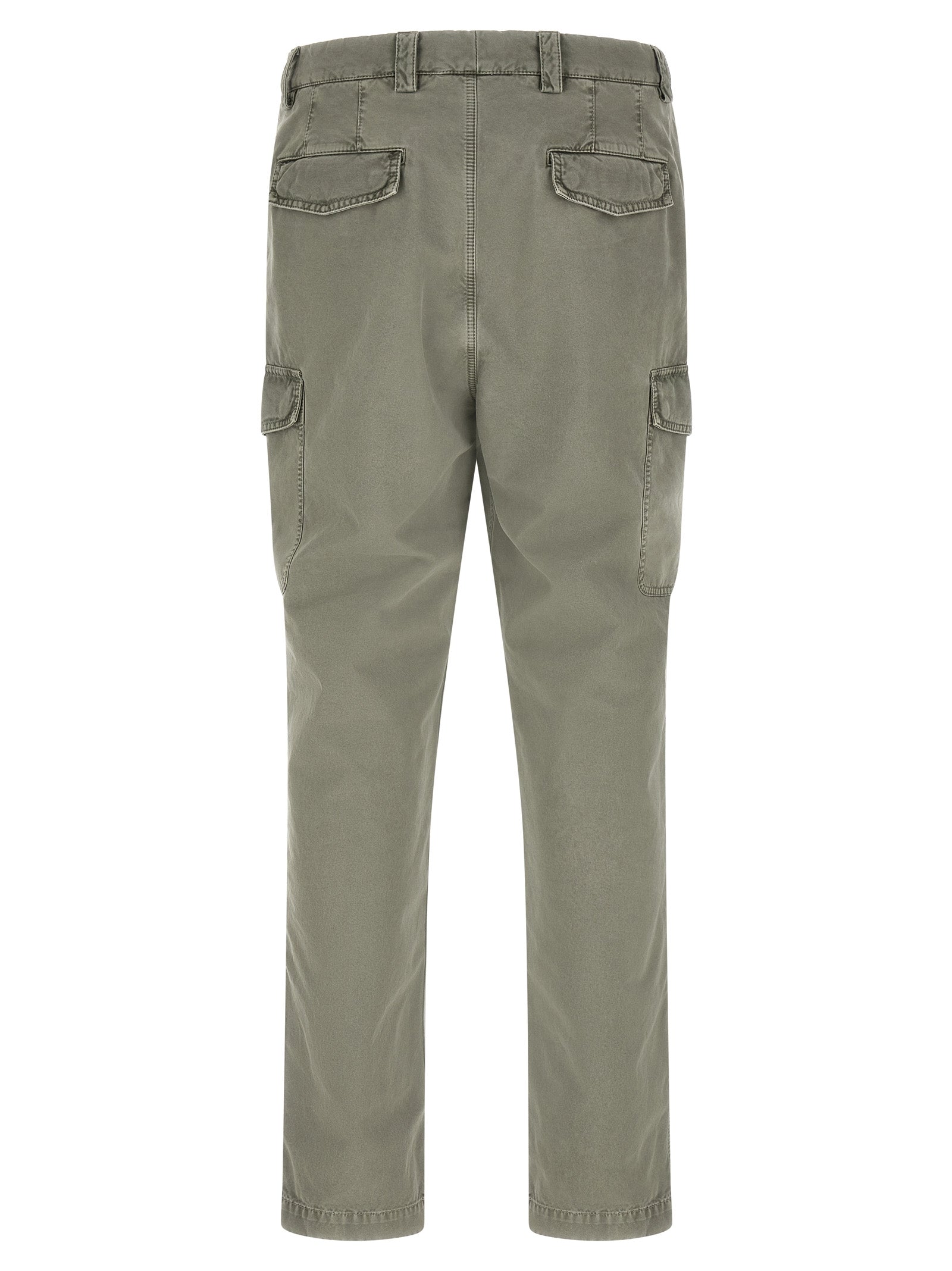 Brunello Cucinelli Bicolor Cotton Cargo Pants - Timeless Luxury
