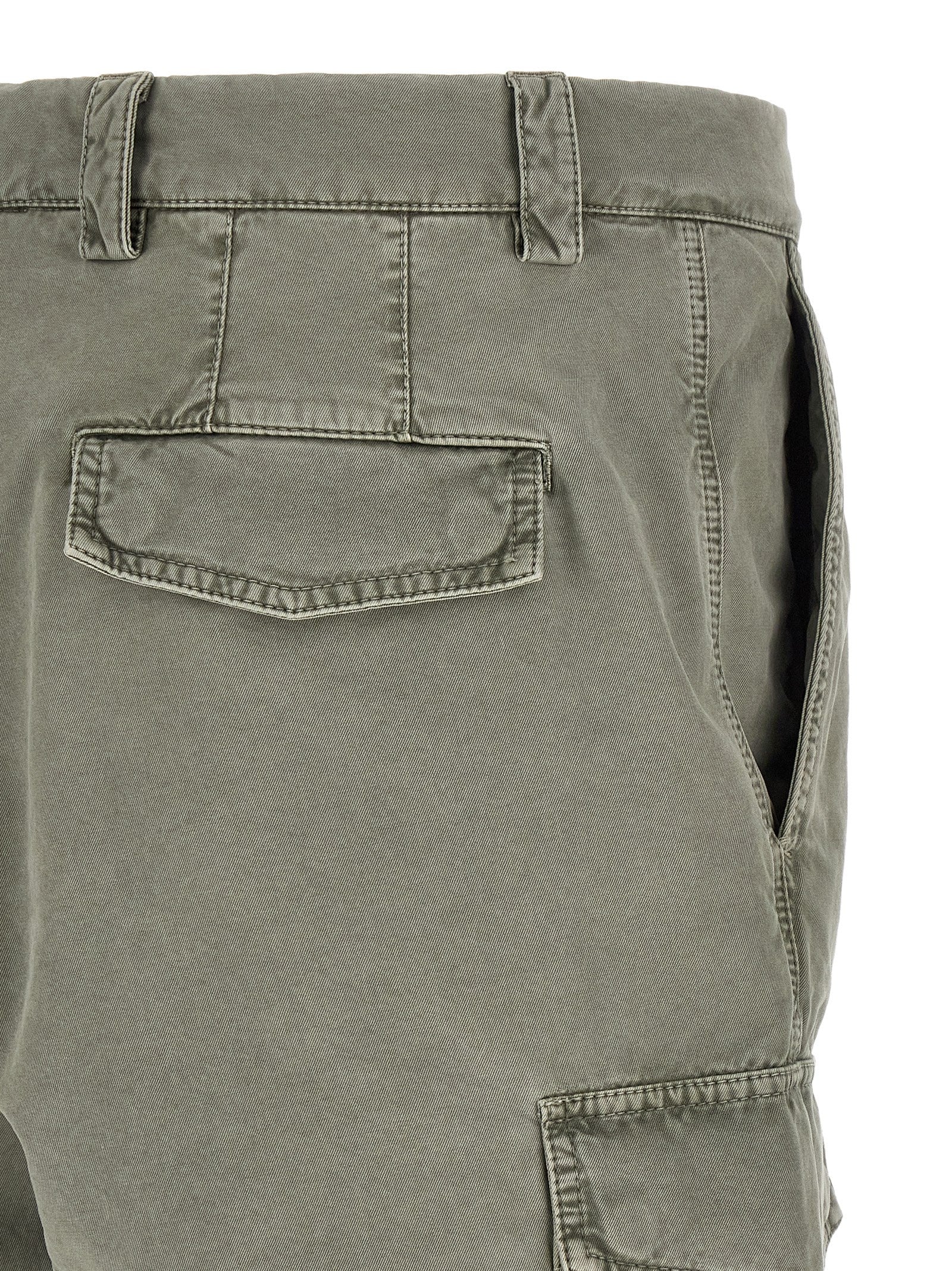 Brunello Cucinelli Bicolor Cotton Cargo Pants - Luxurious Craftsmanship