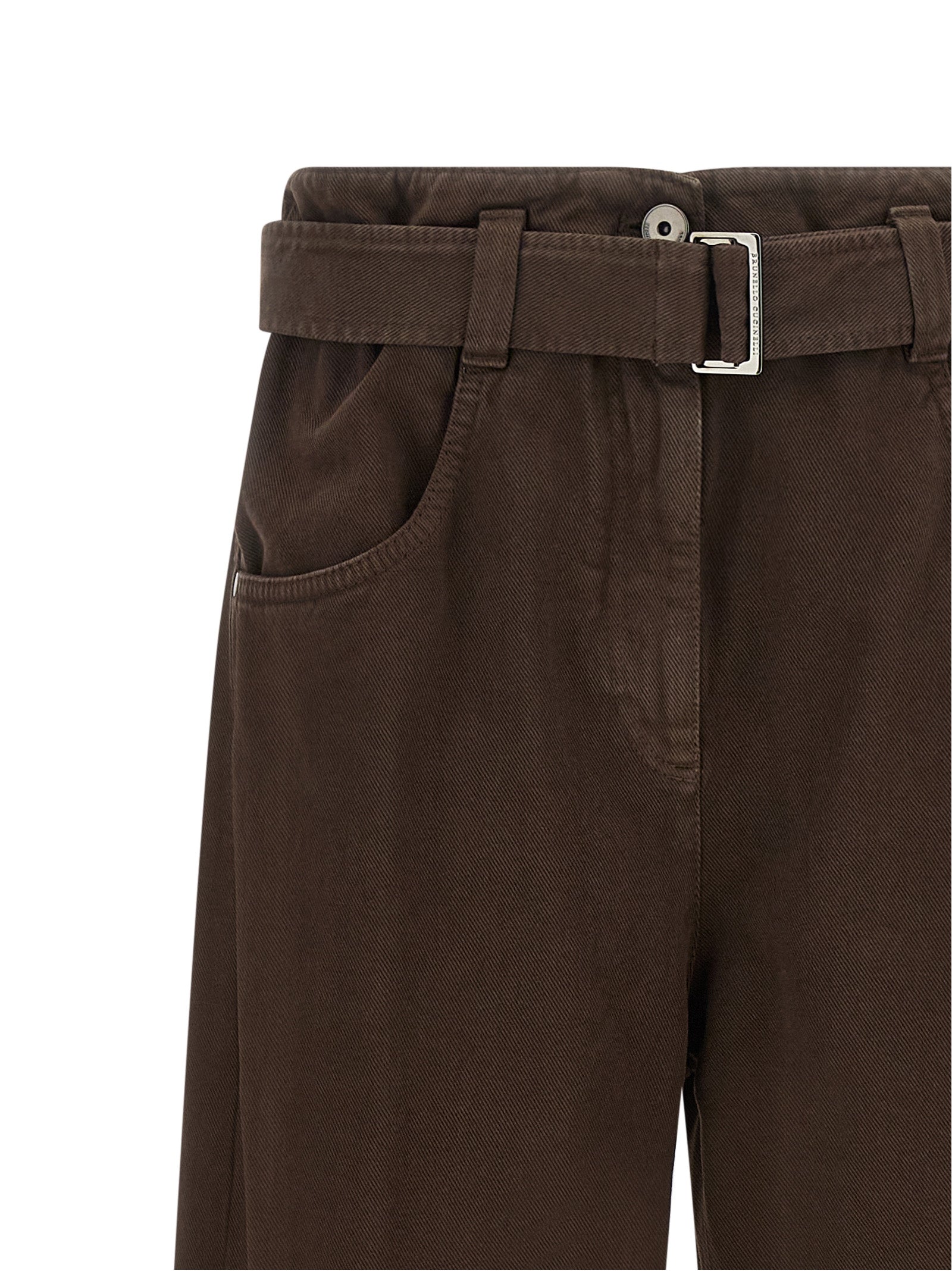 Brunello Cucinelli Wide-Leg Cotton Jeans - Timeless Elegance