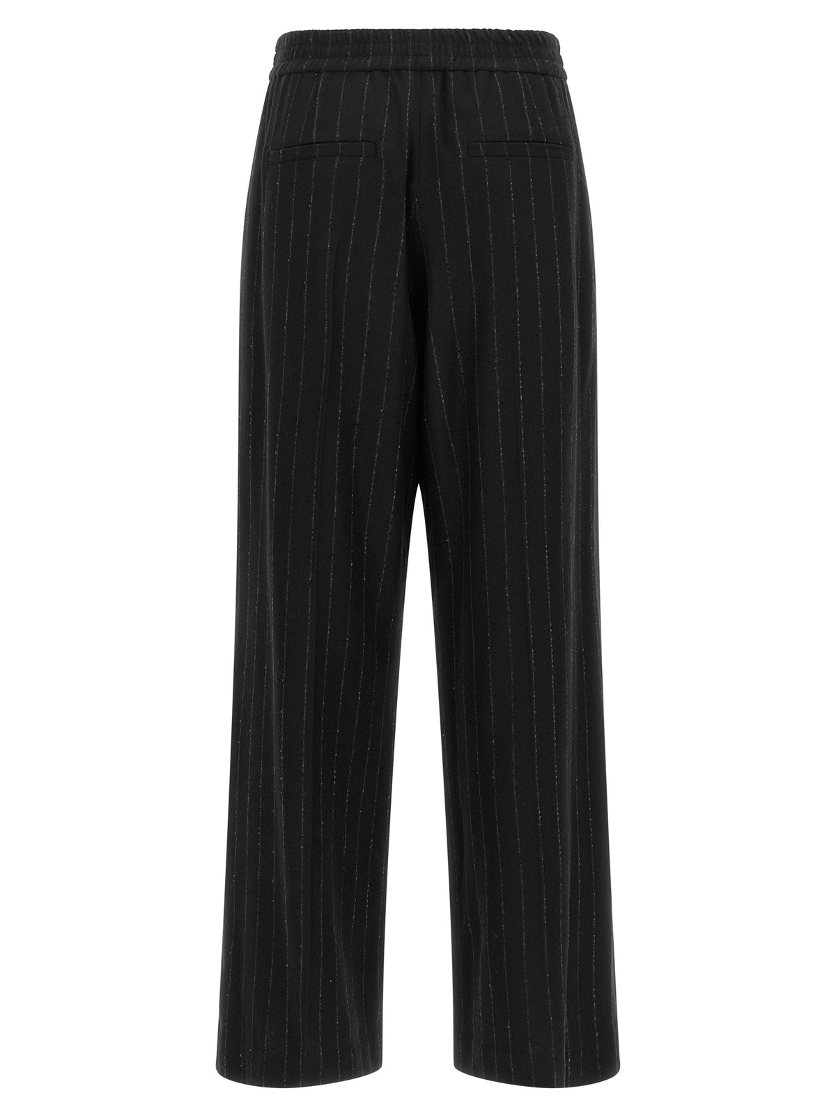 Elevate your style with Brunello Cucinelli's Blue Virgin Wool Casual Pants, where exquisite Italian craftsmanship meets luxurious comfort, perfect for any sophisticated occasion.