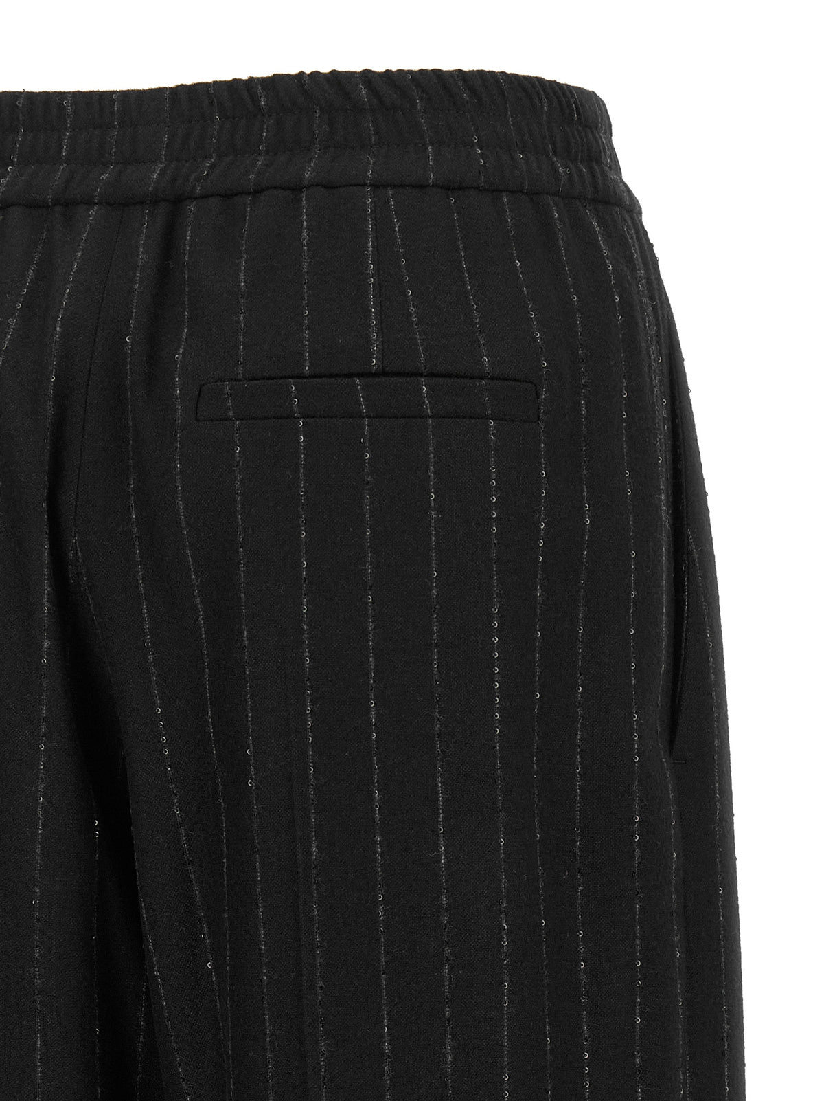 Indulge in the exquisite allure of Brunello Cucinelli Blue Virgin Wool Casual Pants, where Italian craftsmanship meets luxurious comfort for the discerning trendsetter.