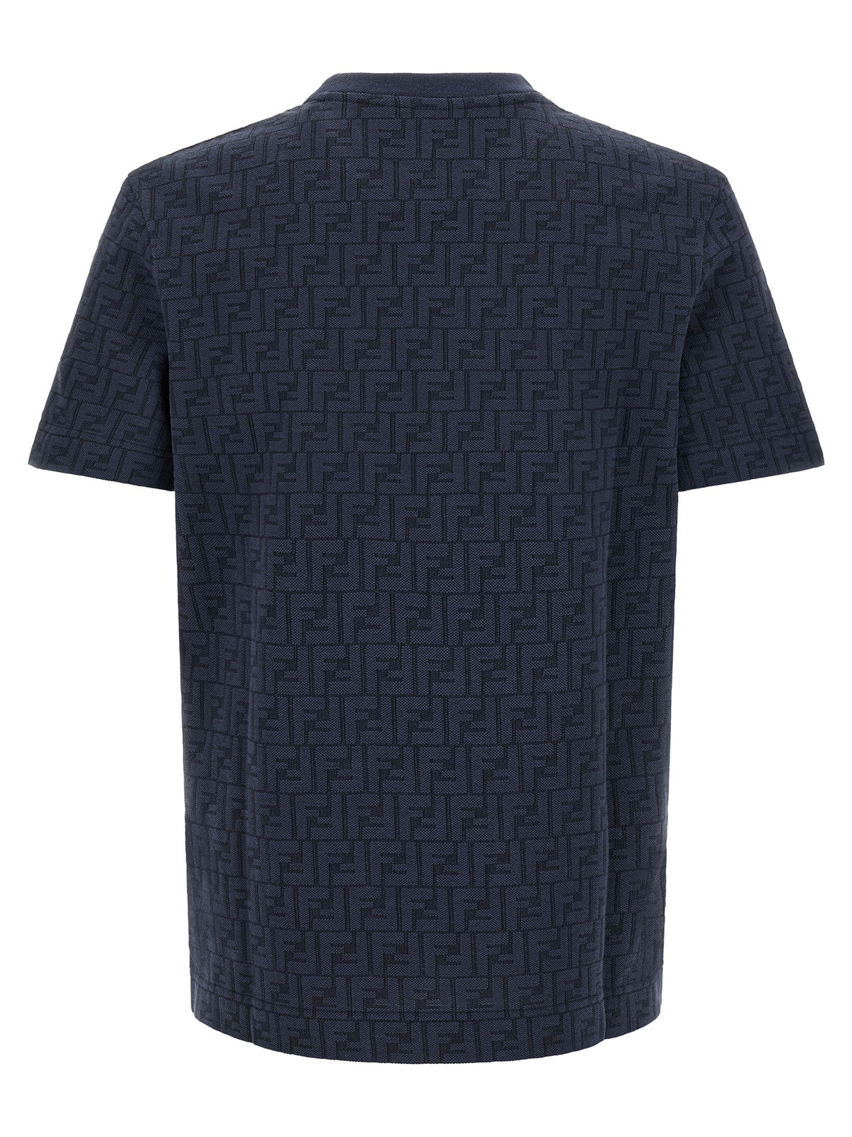Fendi Blue Cotton T-Shirt