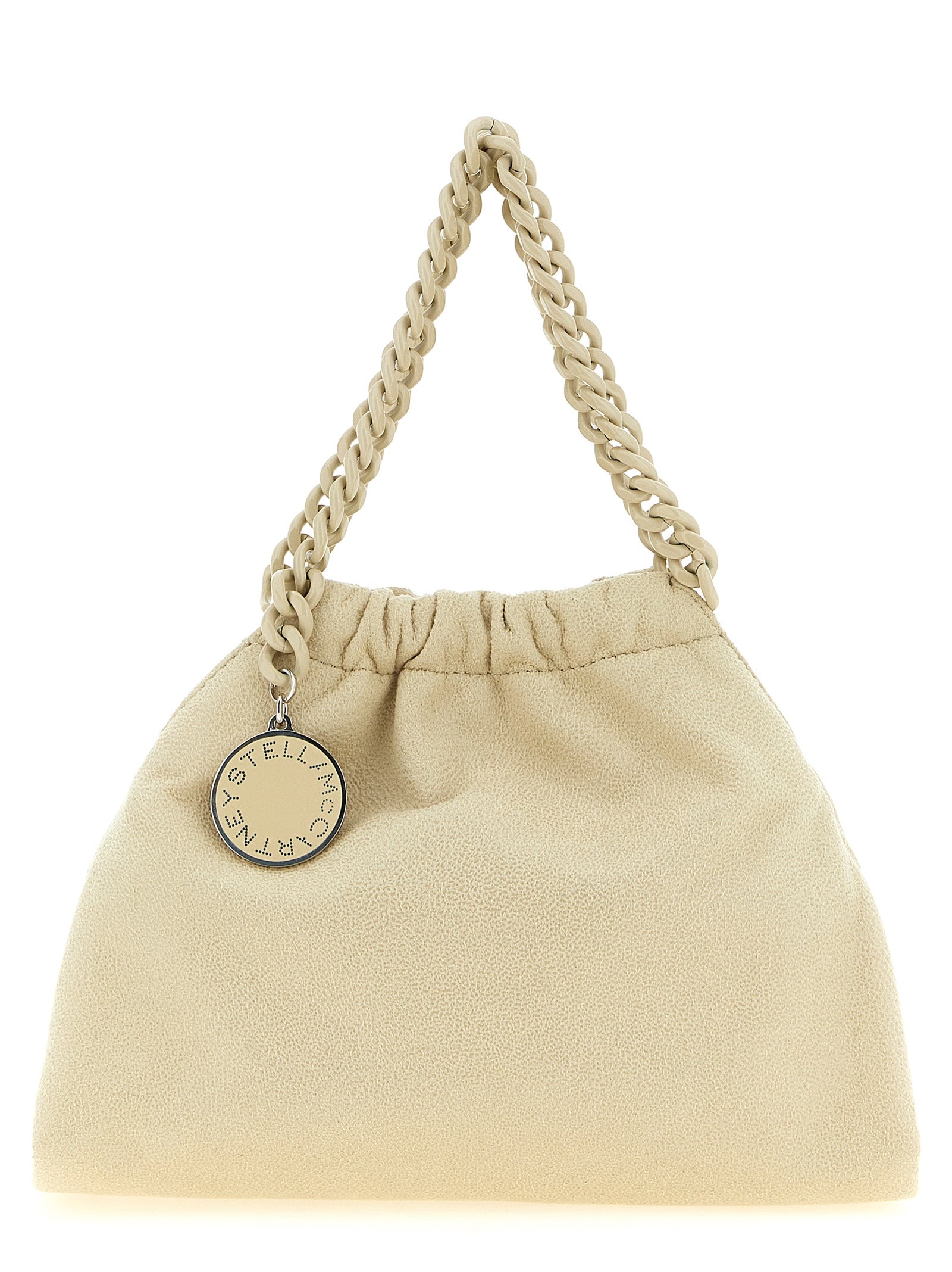 Stella McCartney Falabella Mini Drawstring Bag - Luxe Beige Elegance