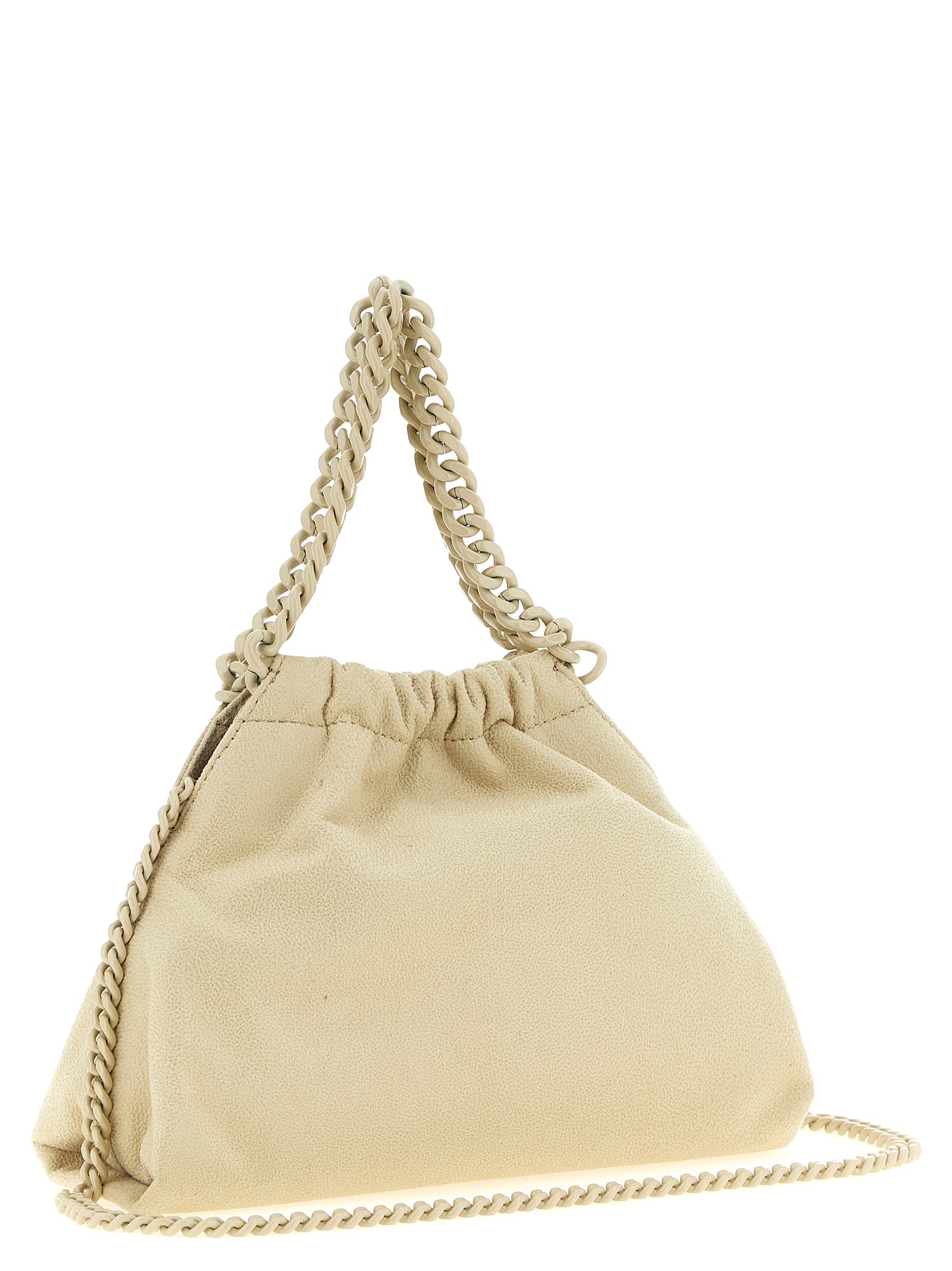 Stella McCartney Falabella Mini Drawstring Bag - Luxe Beige Elegance