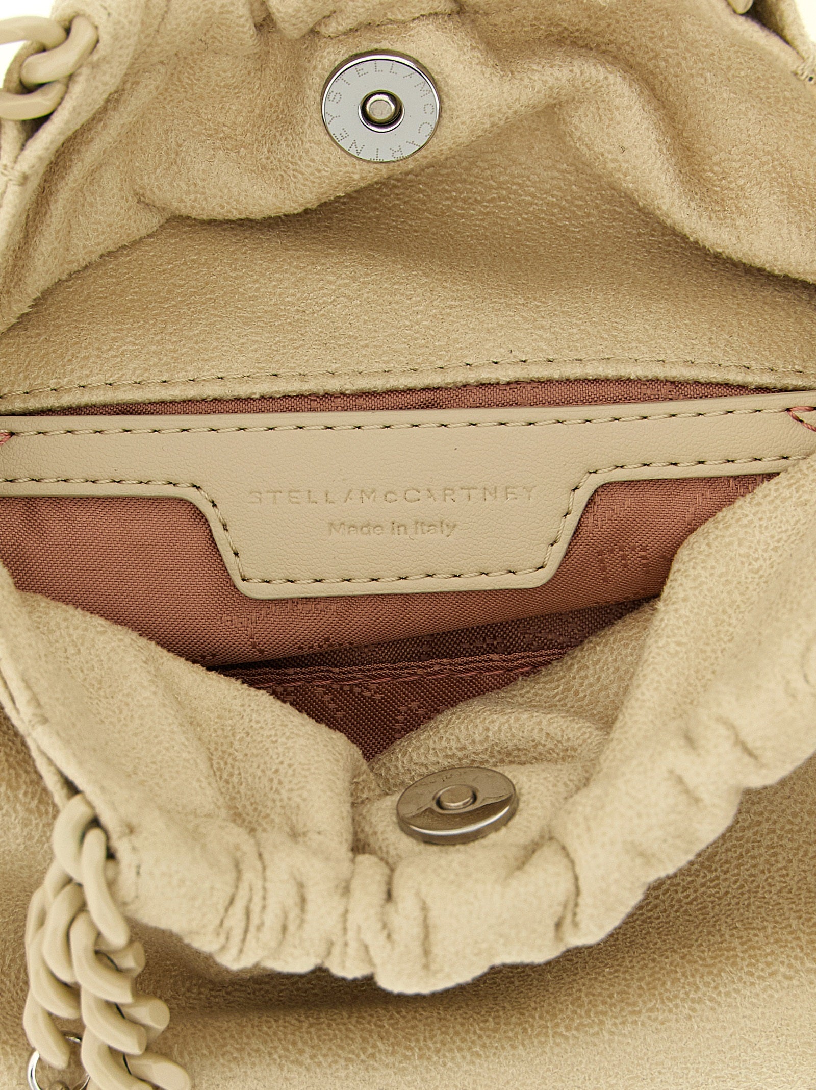 Stella McCartney Falabella Mini Drawstring Bag - Luxe Beige Elegance