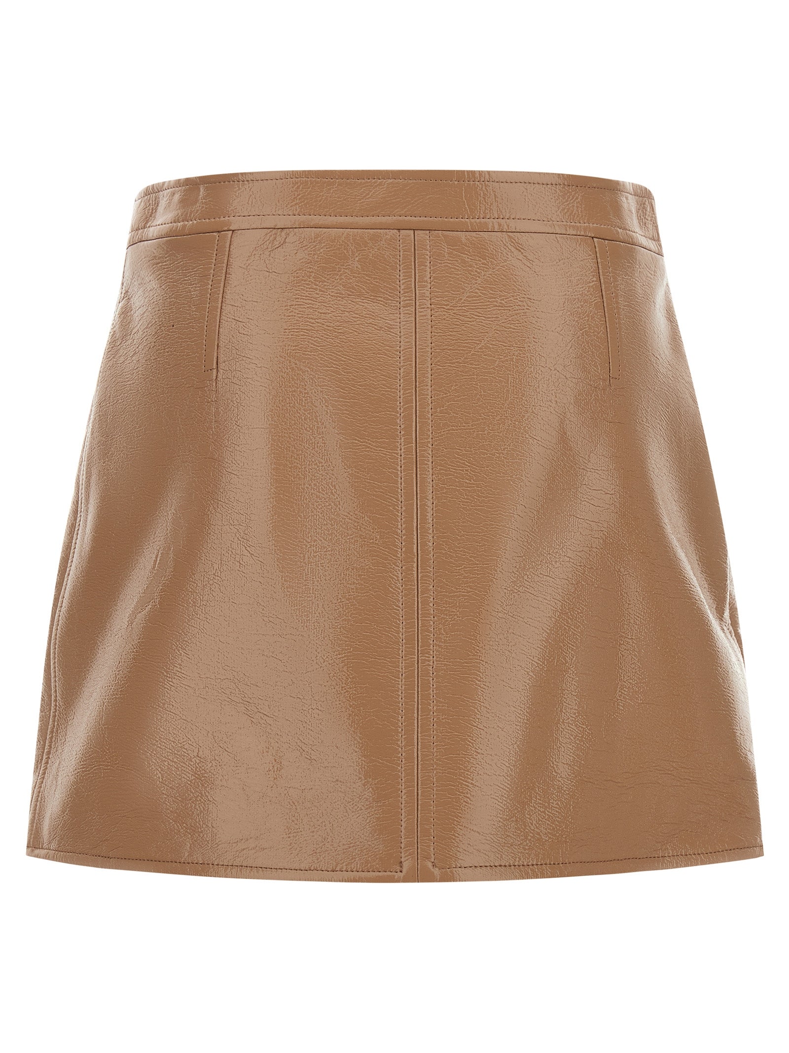 Courrèges Beige Cotton Long Skirt - Timeless Elegance Redefined
