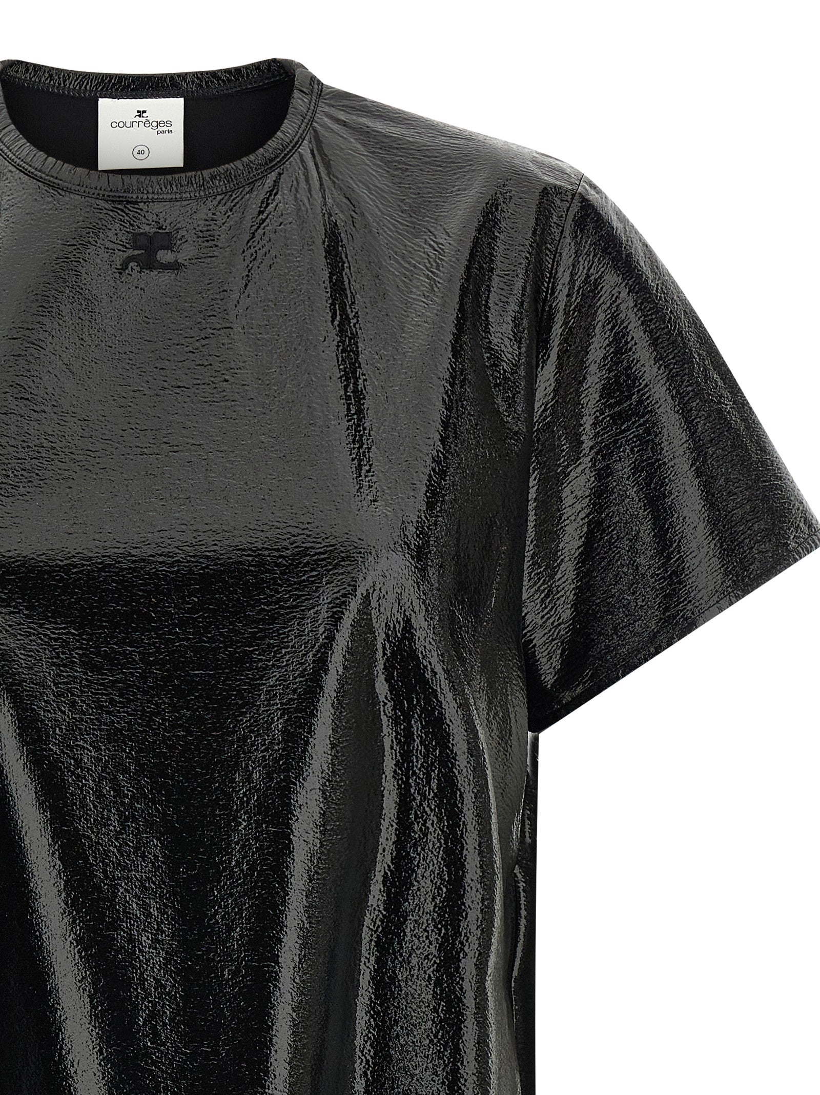 Courrèges Black Viscose Short Dress - Timeless Luxury Elegance