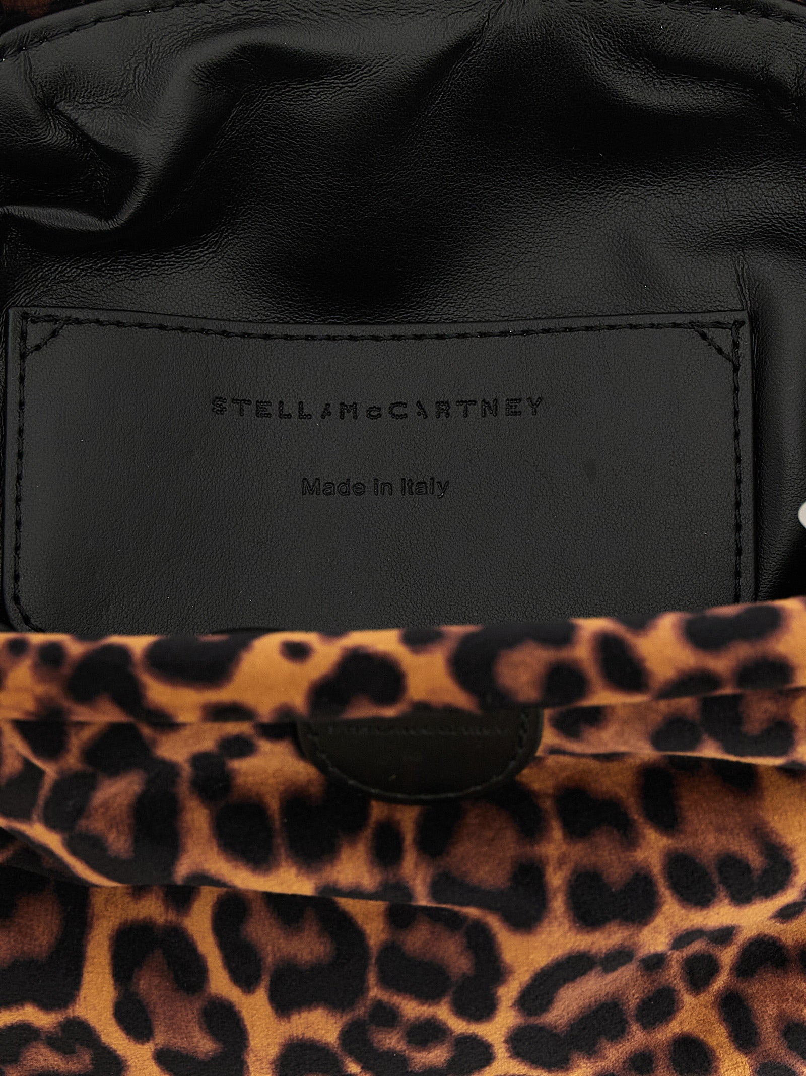 Stella McCartney Falabella Soft Clutch - Luxury Leopard Velvet