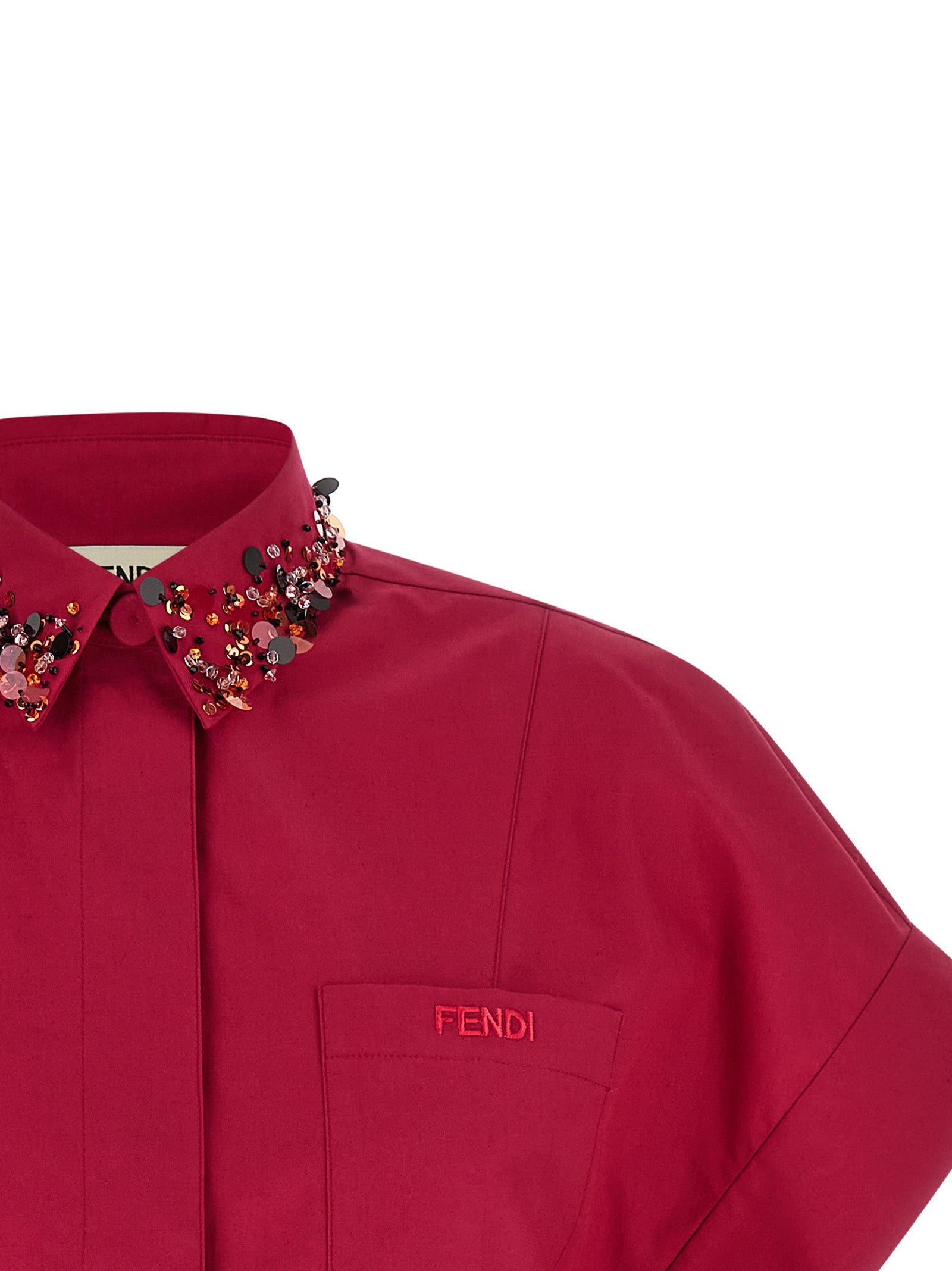 Fendi Multicolor Cotton Blouse - Elevate Your Luxe Wardrobe