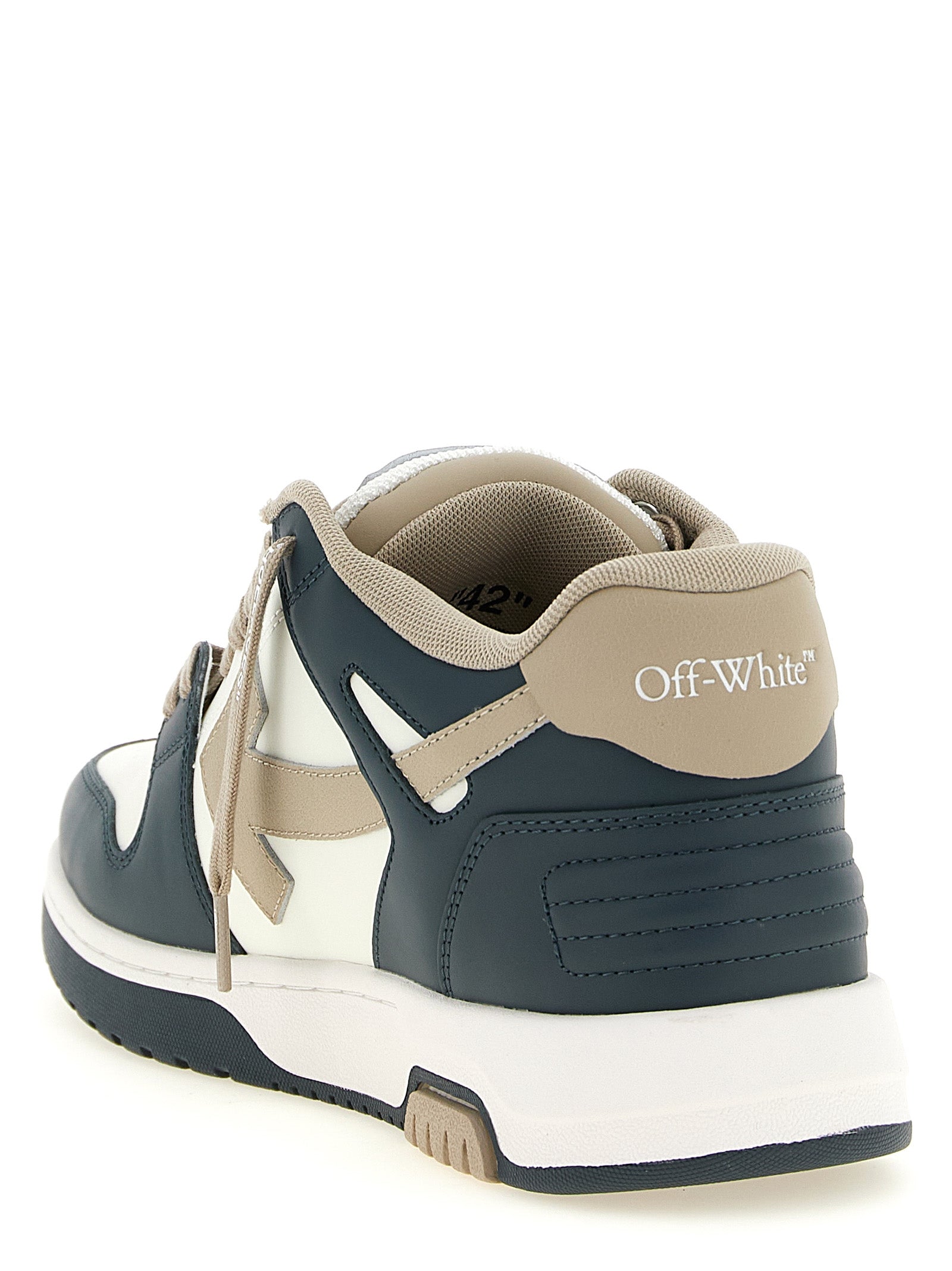 Off-White Multicolor Cowhide Low Top Sneakers - Urban Luxury
