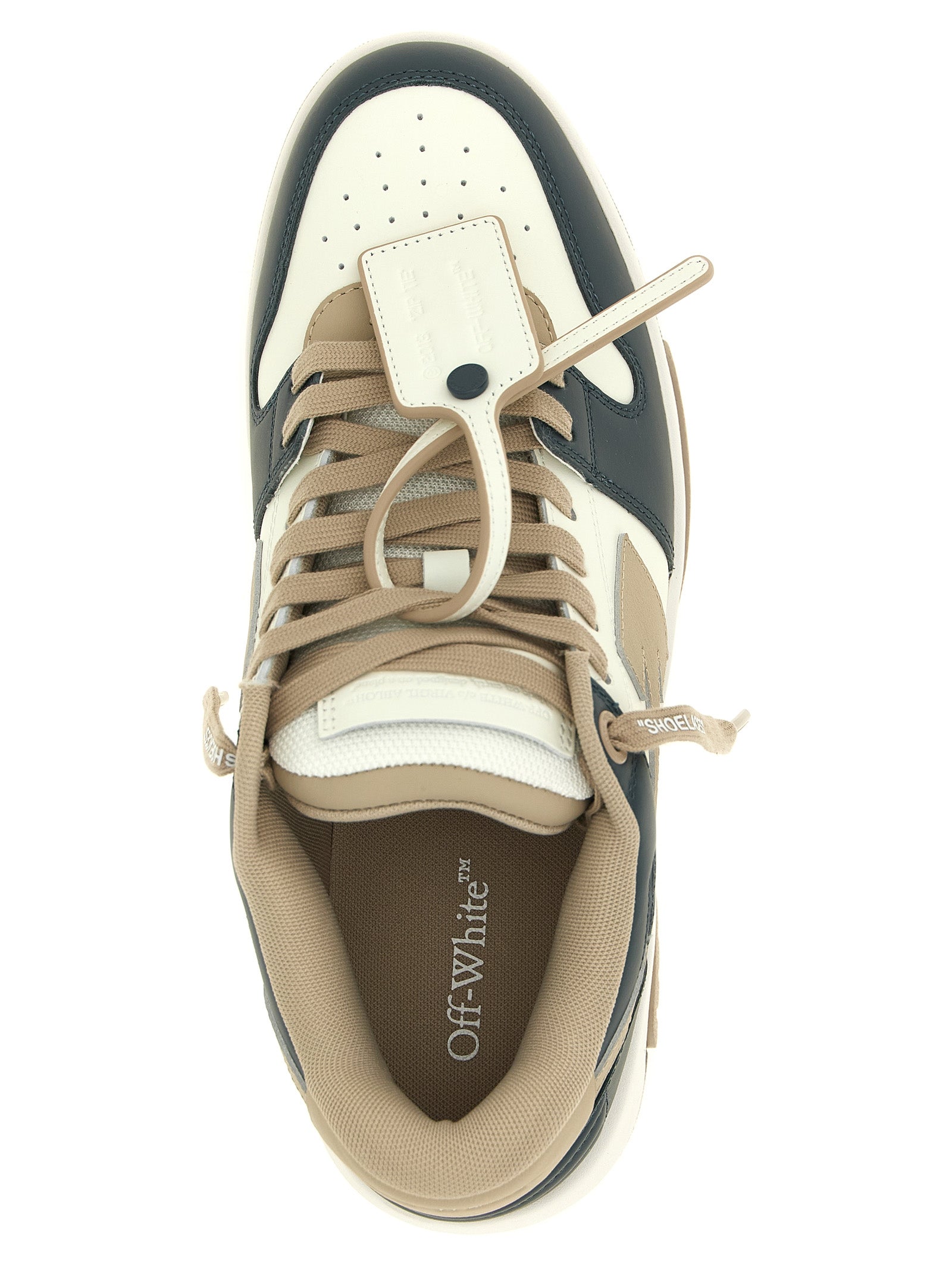 Off-White Multicolor Cowhide Low Top Sneakers - Elevate Your Style