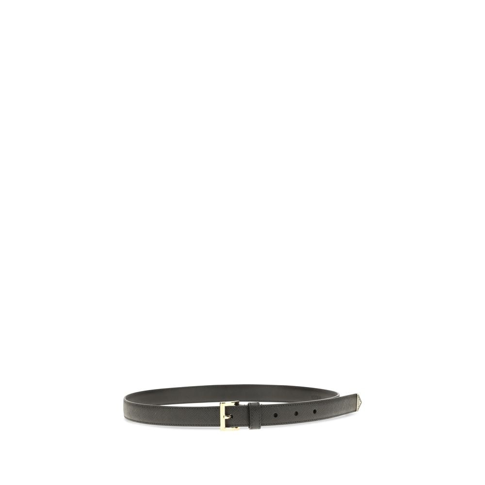 Prada Saffiano Leather Belt - Timeless Luxury Accessory