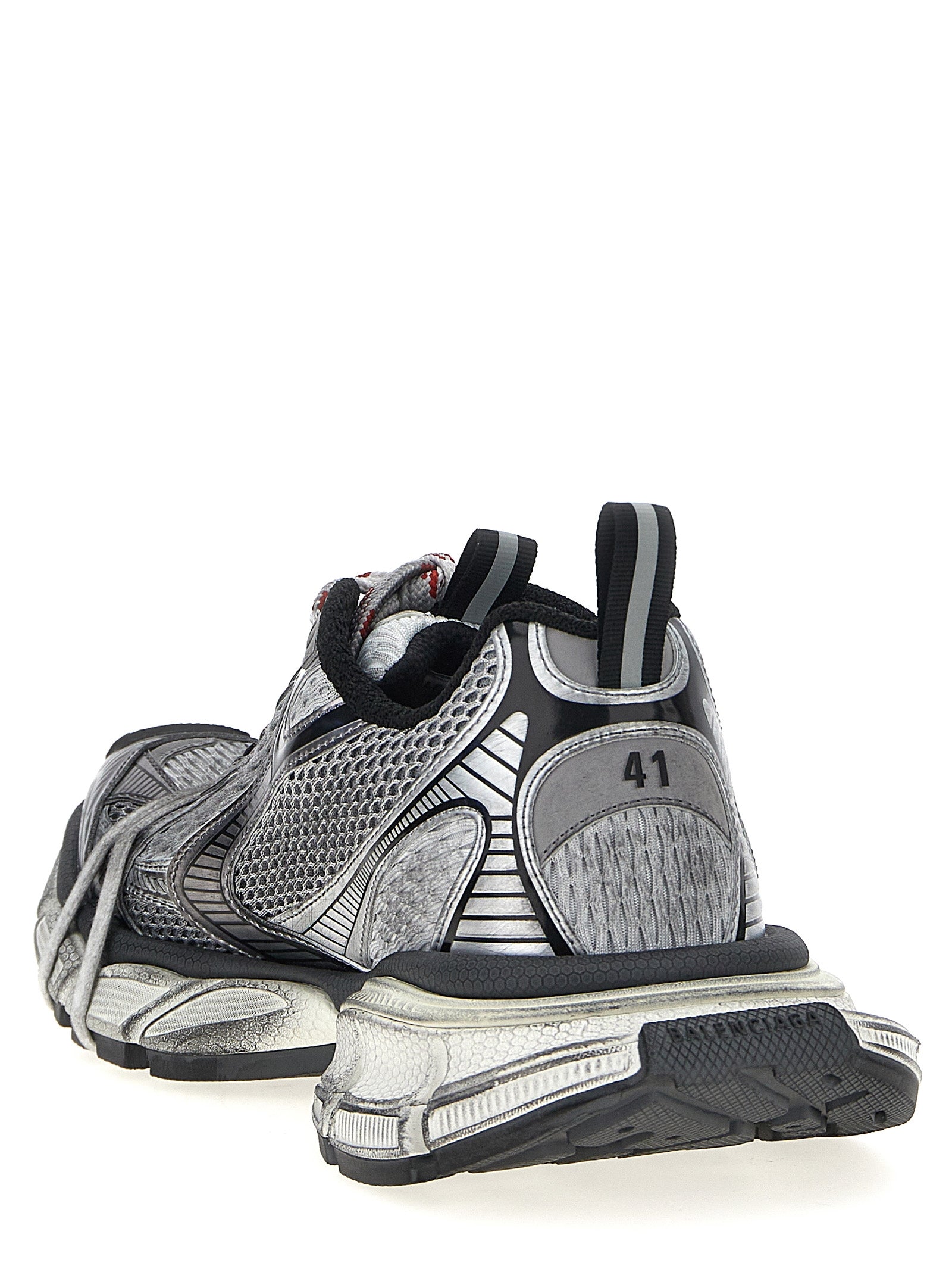 Balenciaga Gray Polyethylene Athletic Sneakers