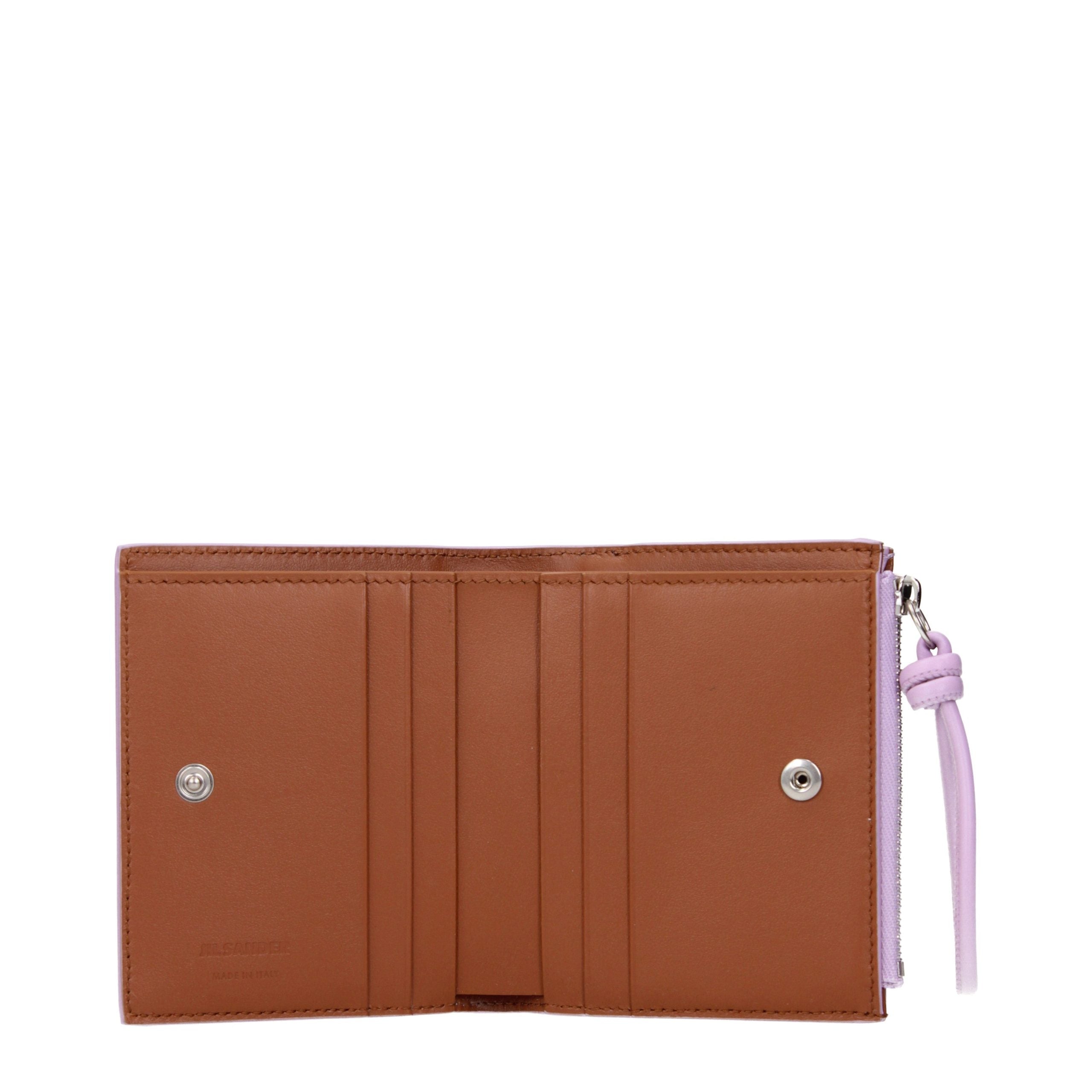 Jil Sander Pink Leather Wallet - Exquisite Luxury Accessory
