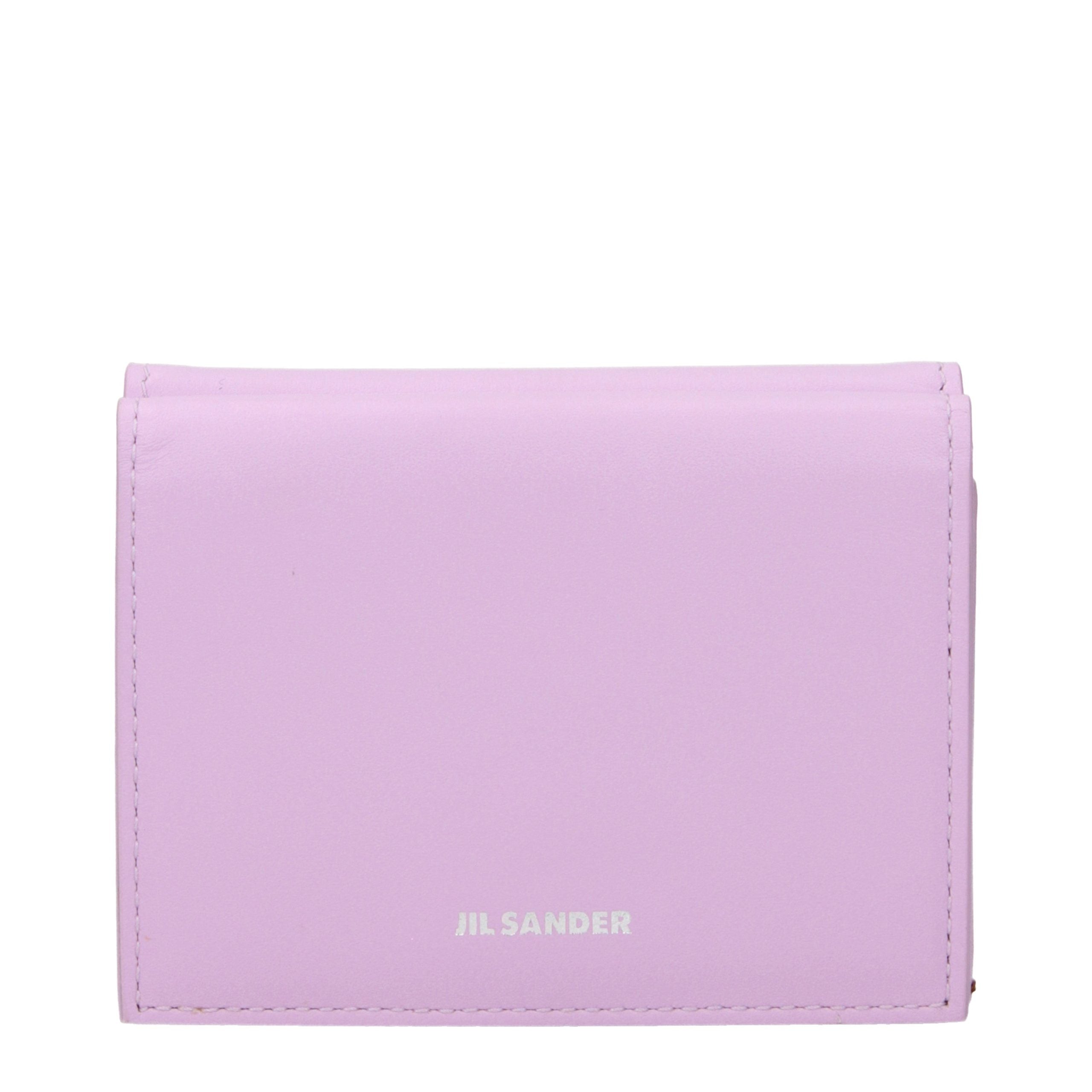 Jil Sander Pink Leather Wallet - Exquisite Luxury Accessory