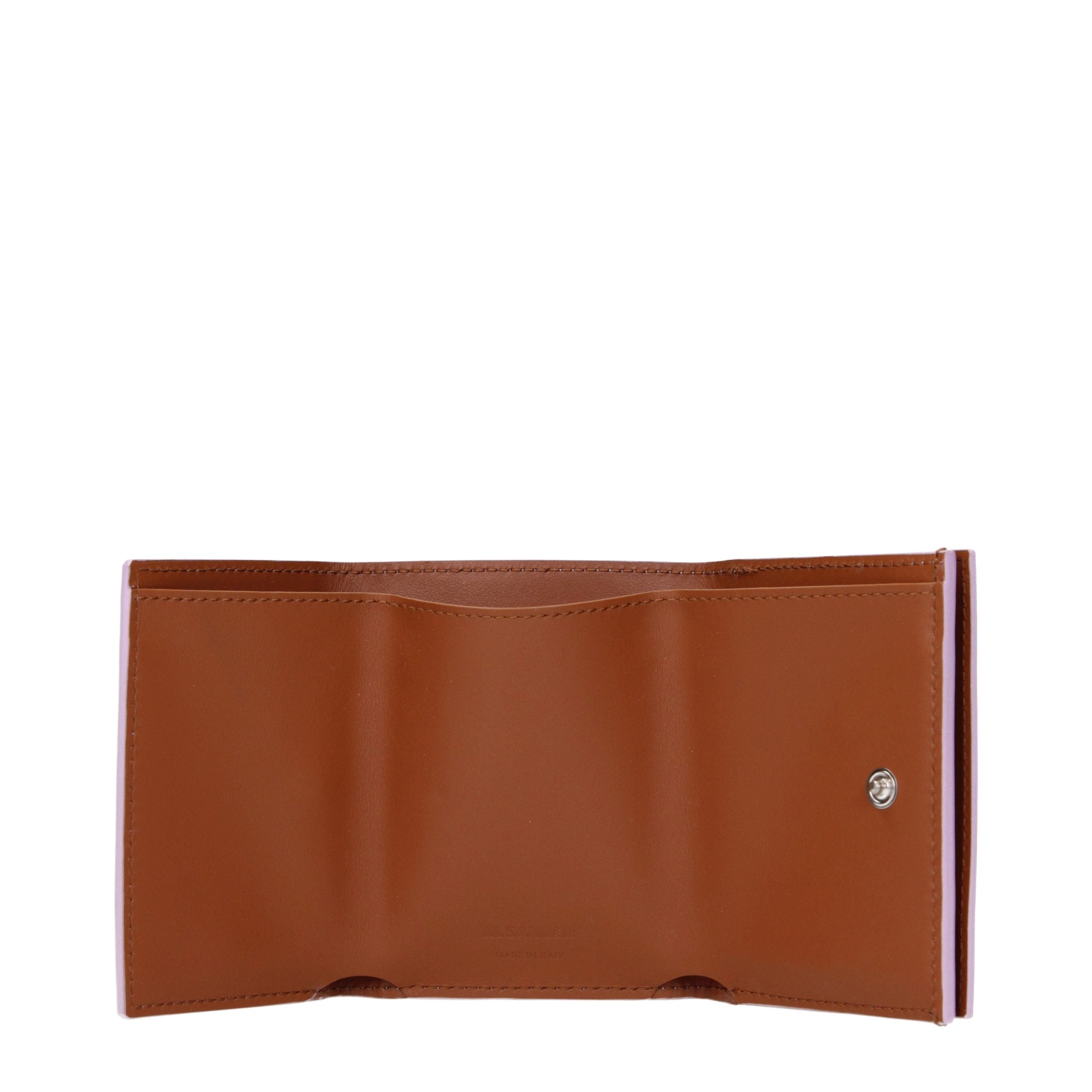 Jil Sander Pink Leather Wallet - Timeless Luxury Accessory