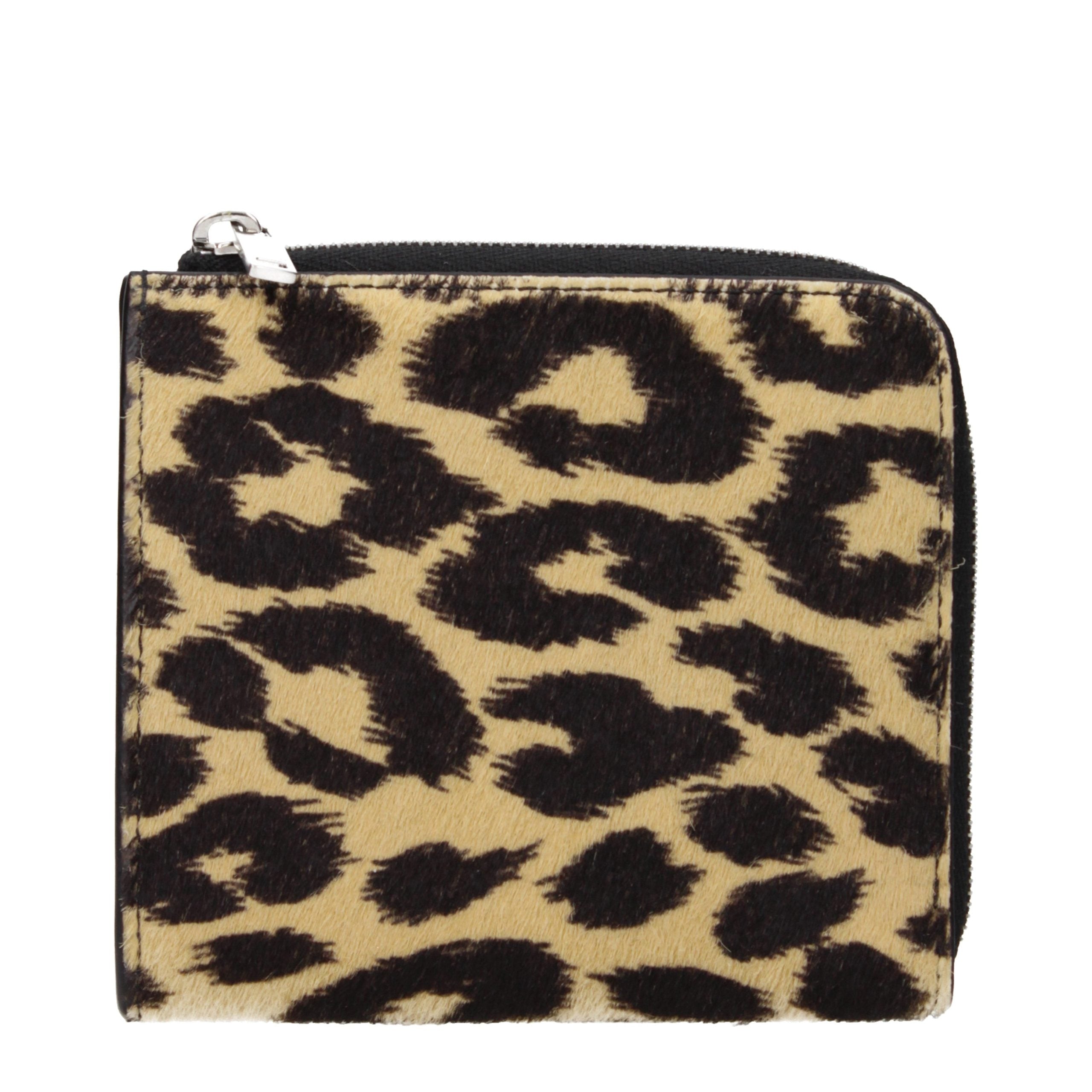 Jil Sander Beige Horsehair Wallet - Timeless Luxury Accessory