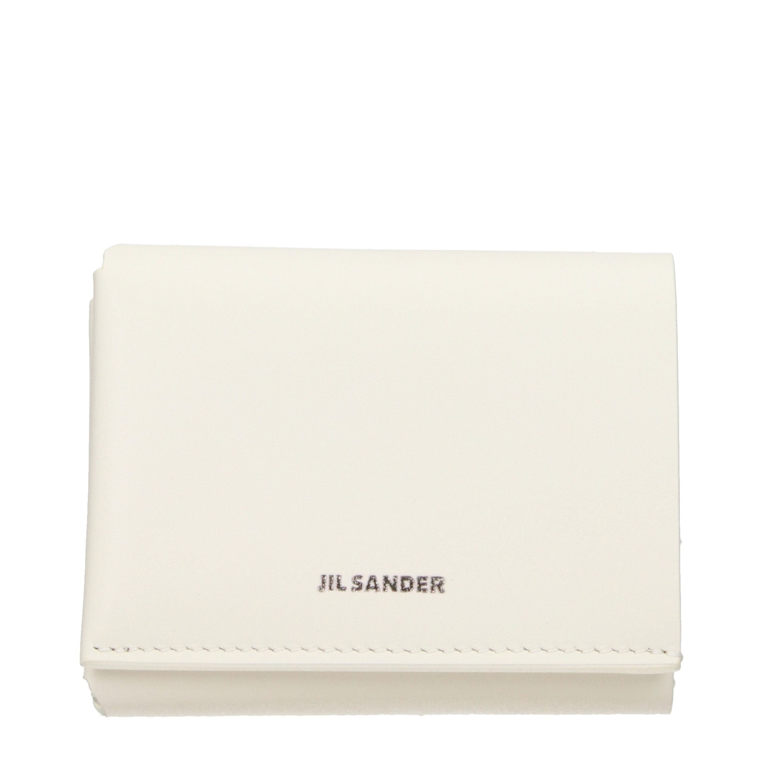 Jil Sander Beige Leather Wallet - Exquisite Luxury Accessory