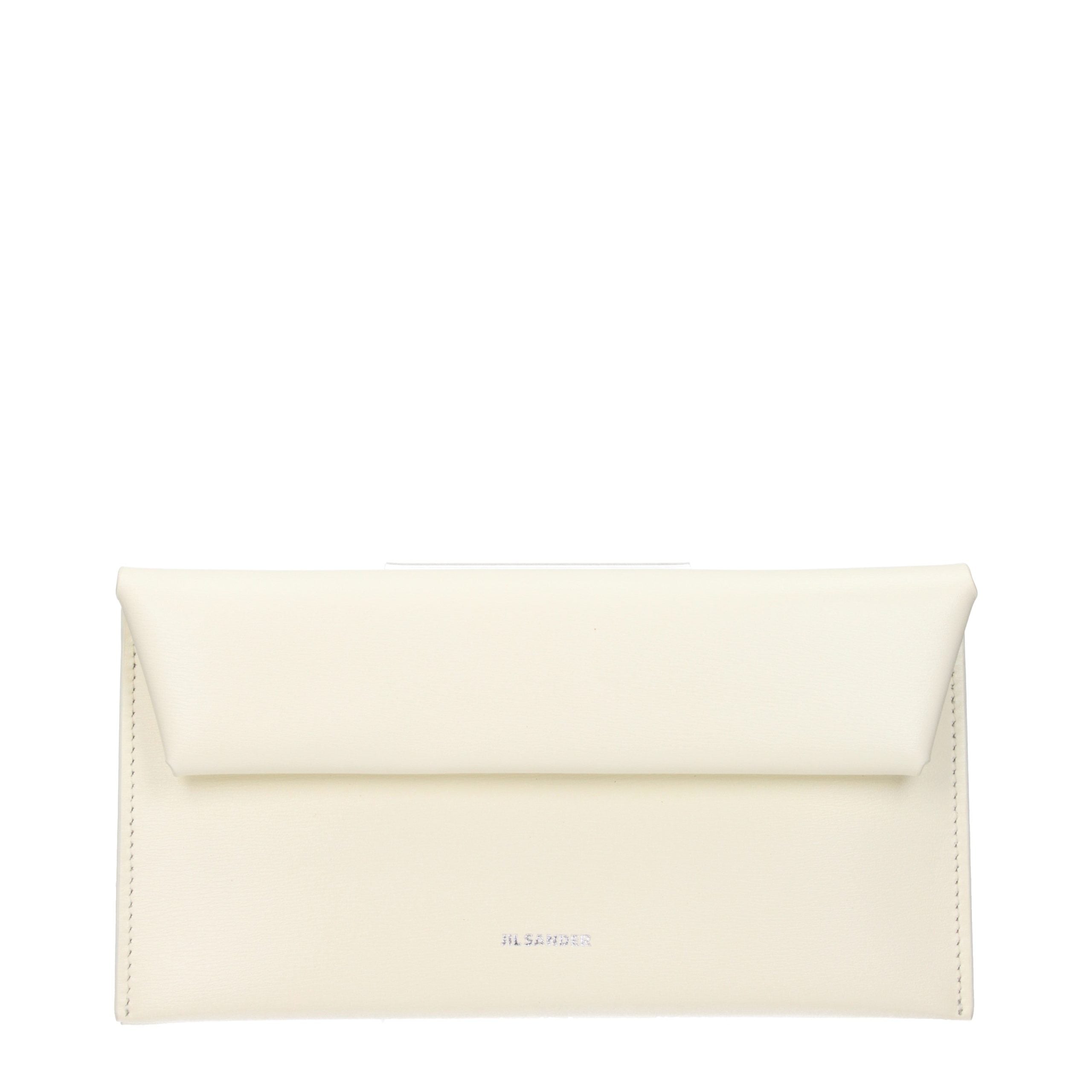 Jil Sander Beige Leather Wallet - Timeless Luxury Accessory