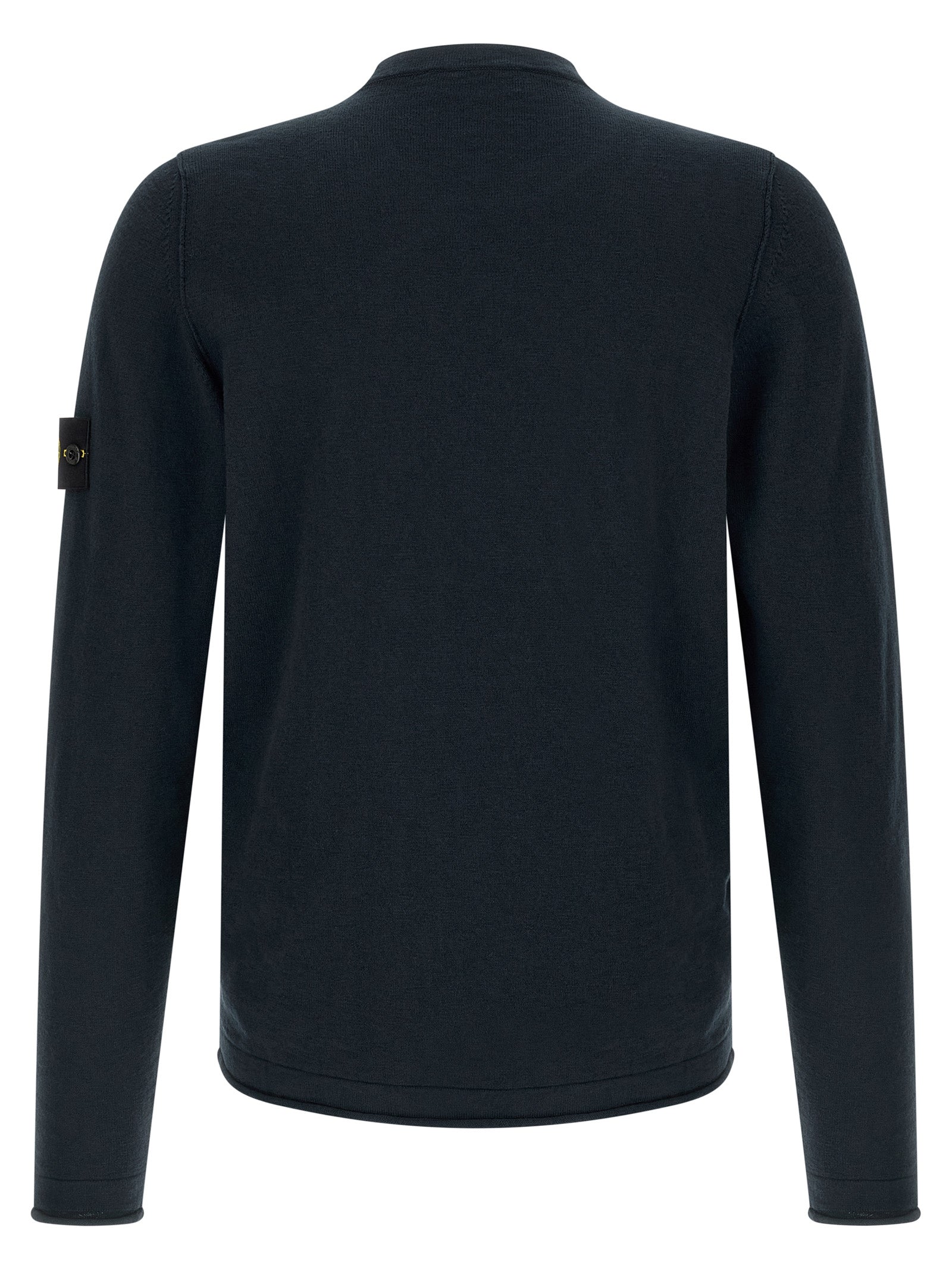 Stone Island Blue Cotton Cardigan - Elevate Your Luxe Wardrobe
