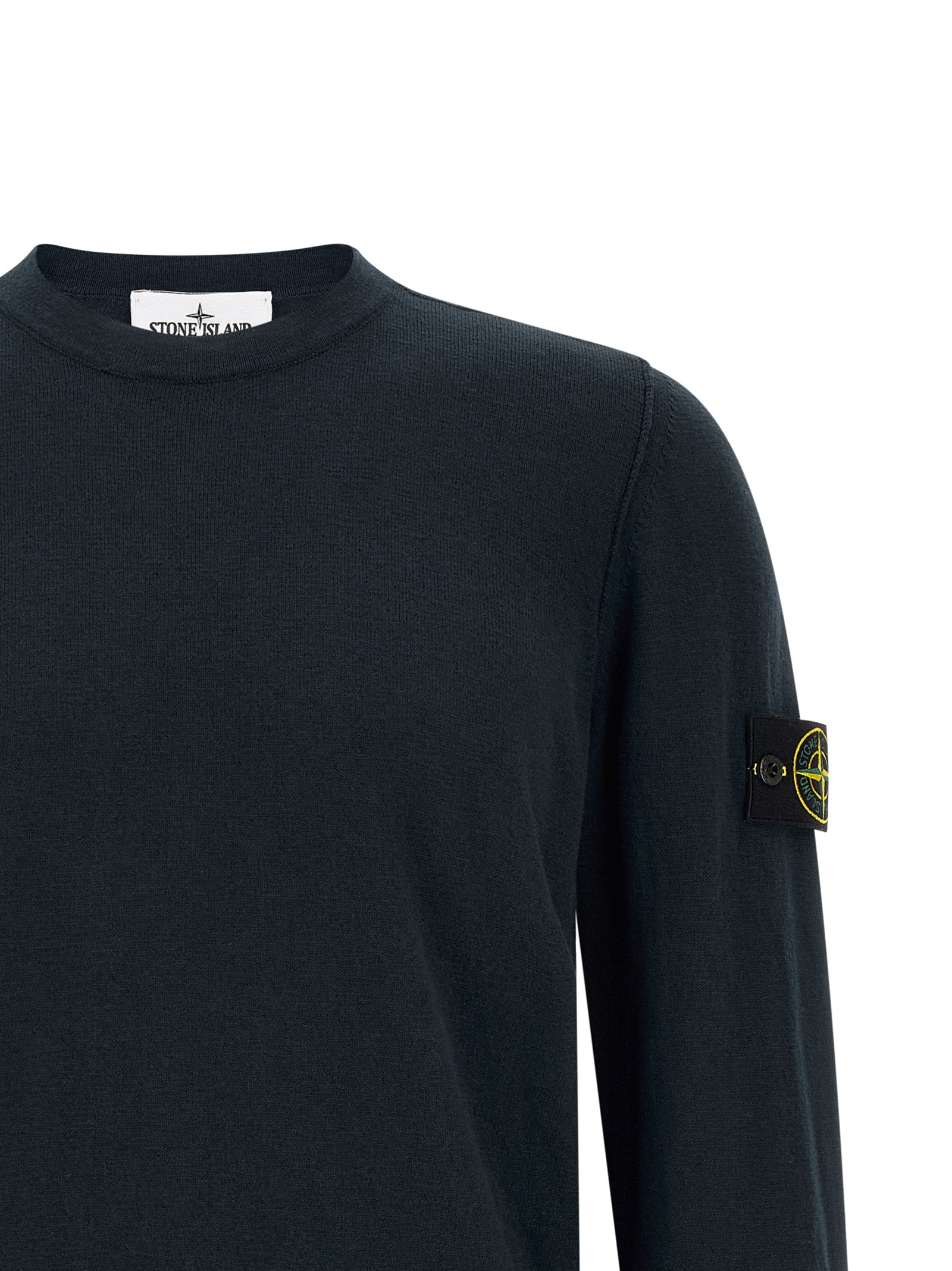 Stone Island Blue Cotton Cardigan - Elevate Your Luxury Wardrobe