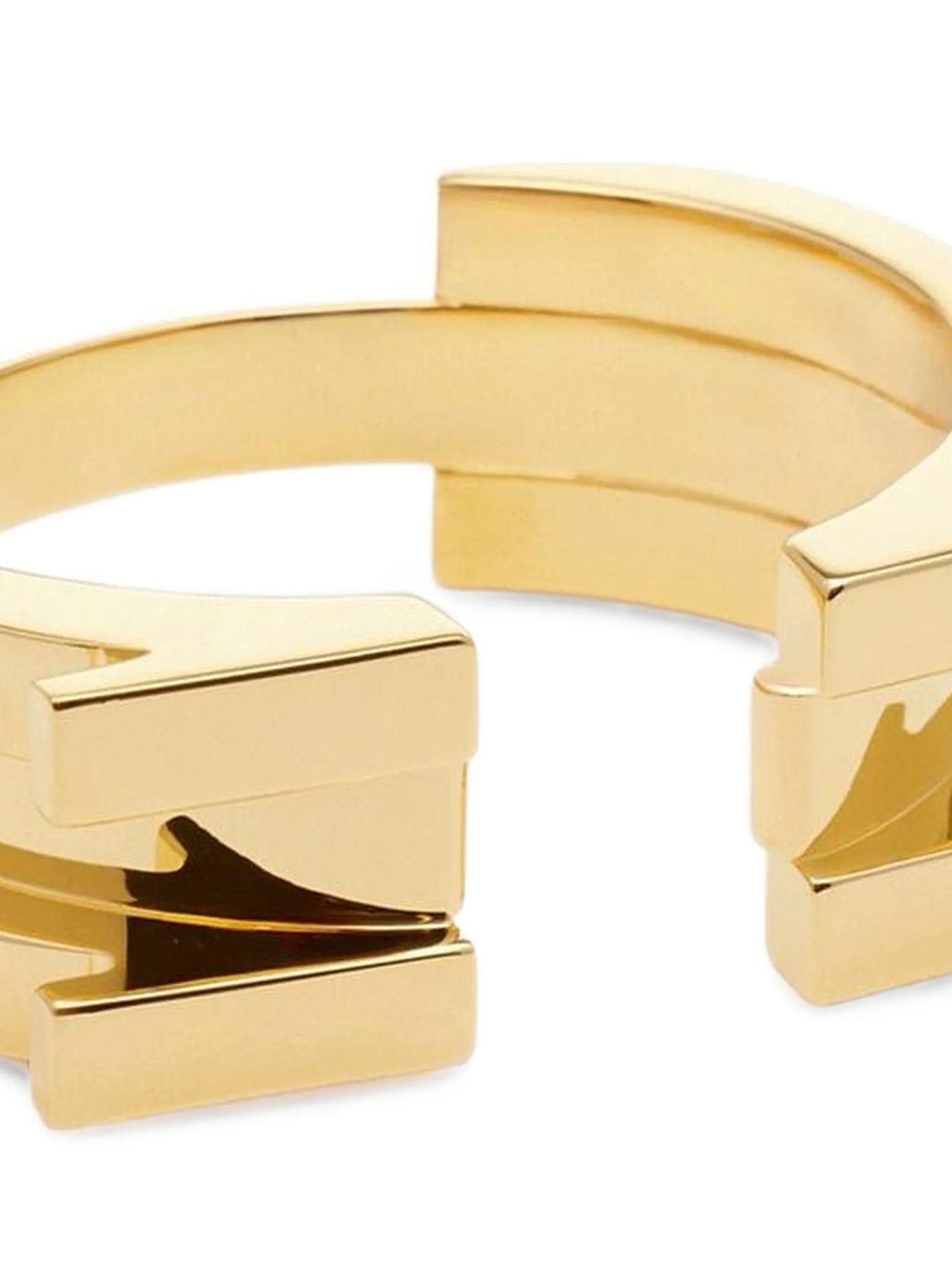 Discover the Elisabetta Franchi Gold Brass Bracelet, a testament to Italian craftsmanship that elevates your style with its luxurious design and bold elegance.