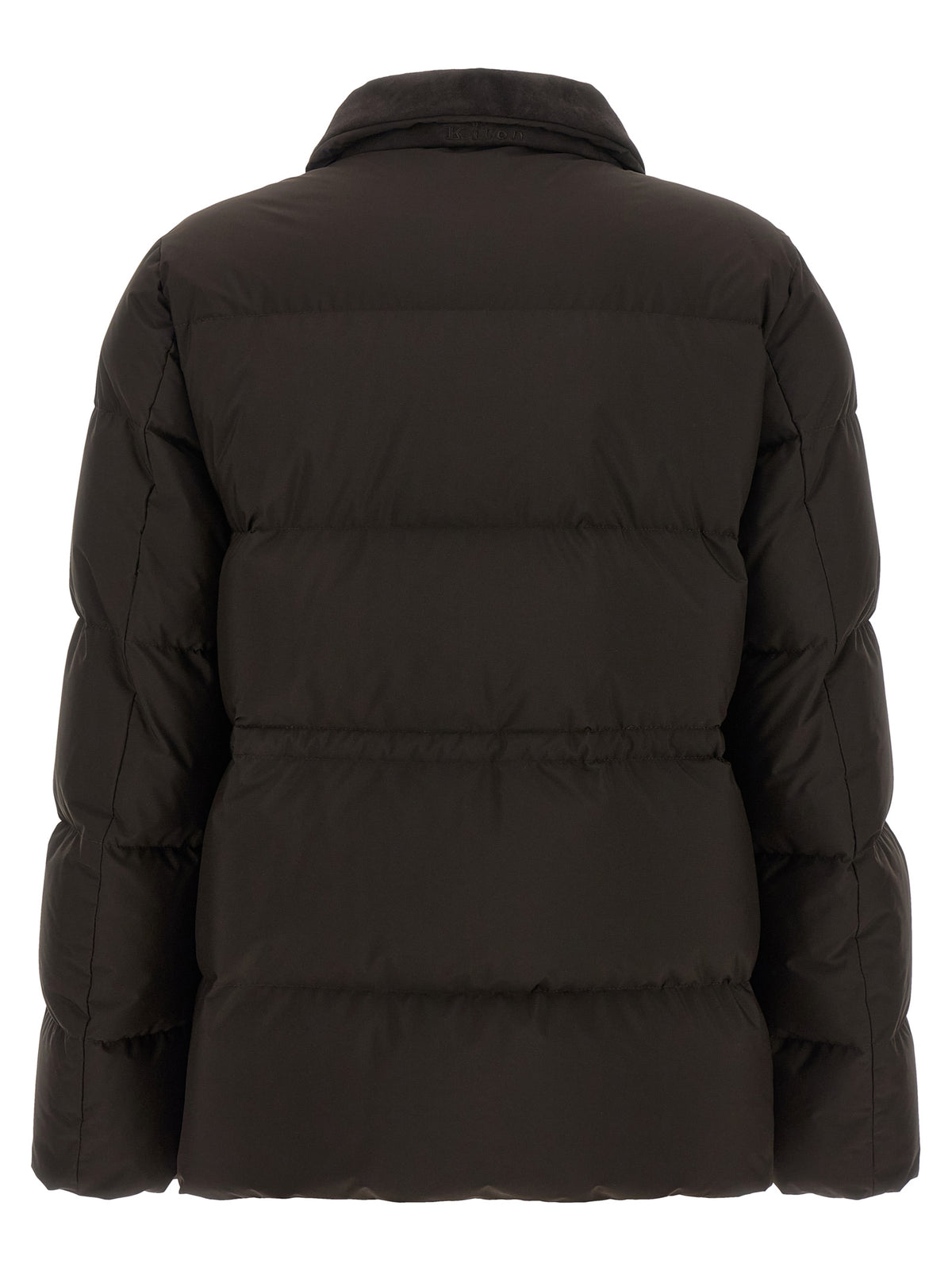 Kiton Brown Polyamide Full-Length Jacket - Timeless Luxury Outerwear