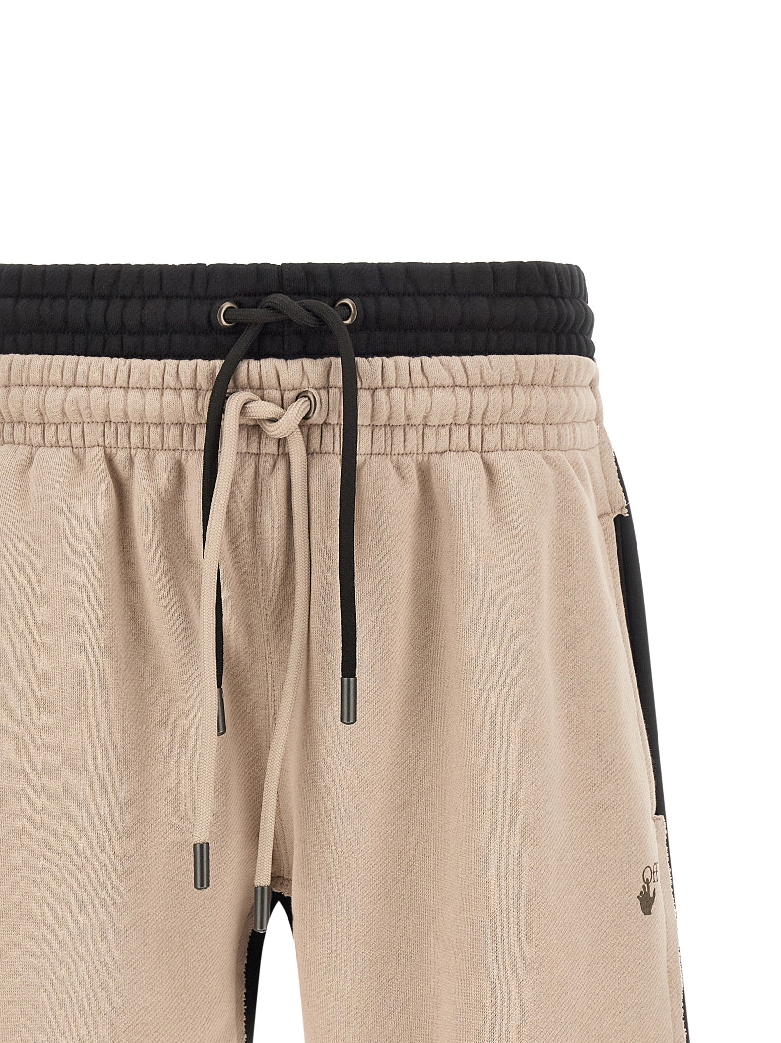 Off-White Multicolor Cotton Bermuda Shorts - Luxe Streetwear Elegance