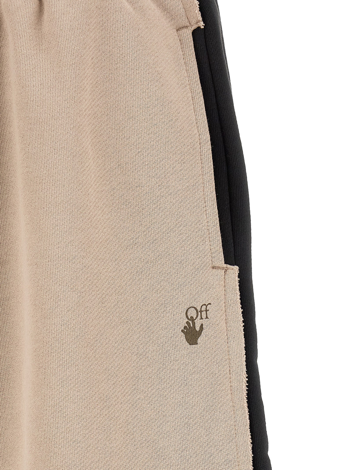 Indulge in the Off-White Multicolor Cotton Bermuda Shorts, where luxurious craftsmanship meets contemporary design, perfect for the discerning trendsetter.
