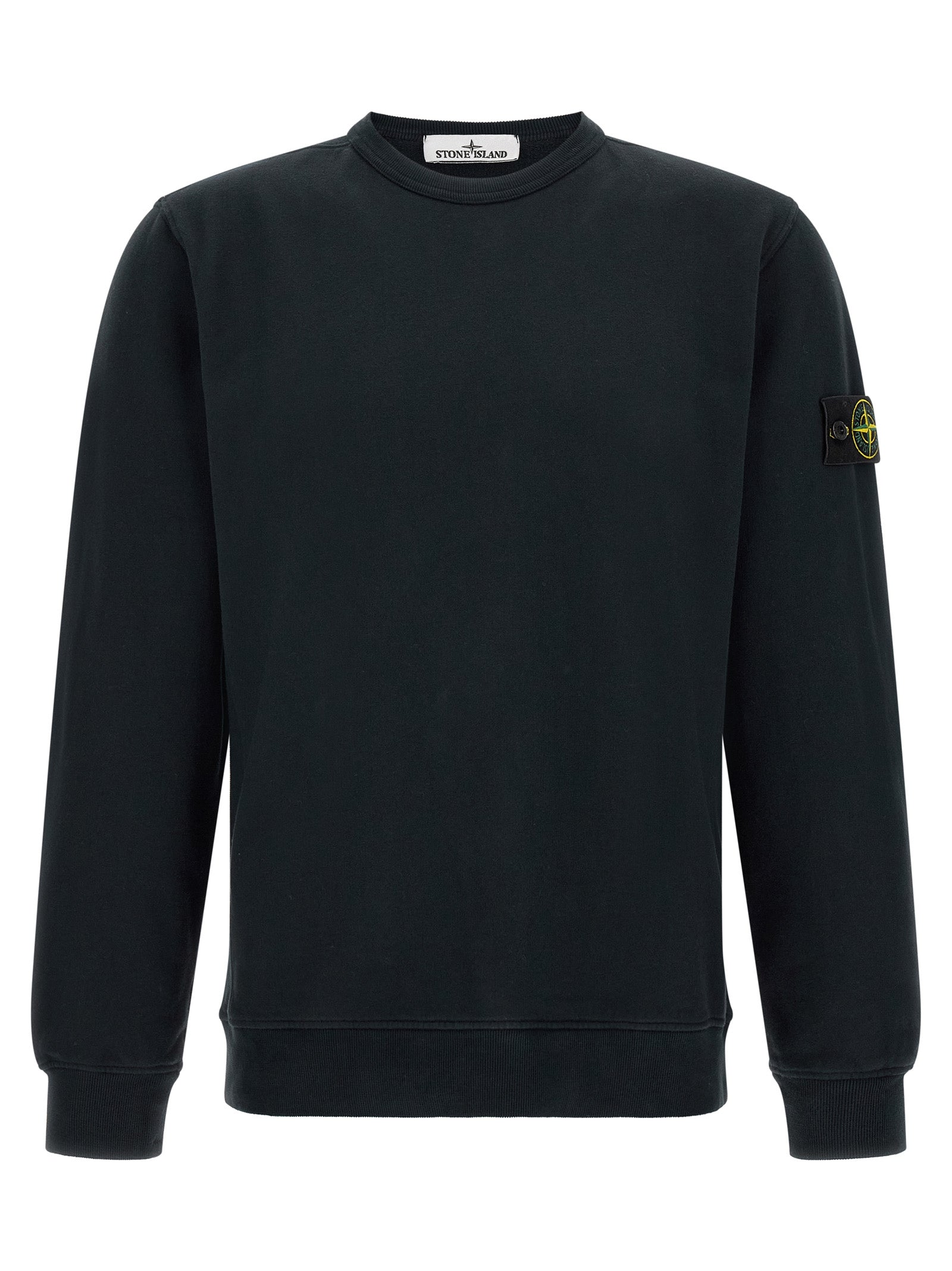 Stone Island Blue Cotton Sweatshirt - Timeless Luxury Redefined