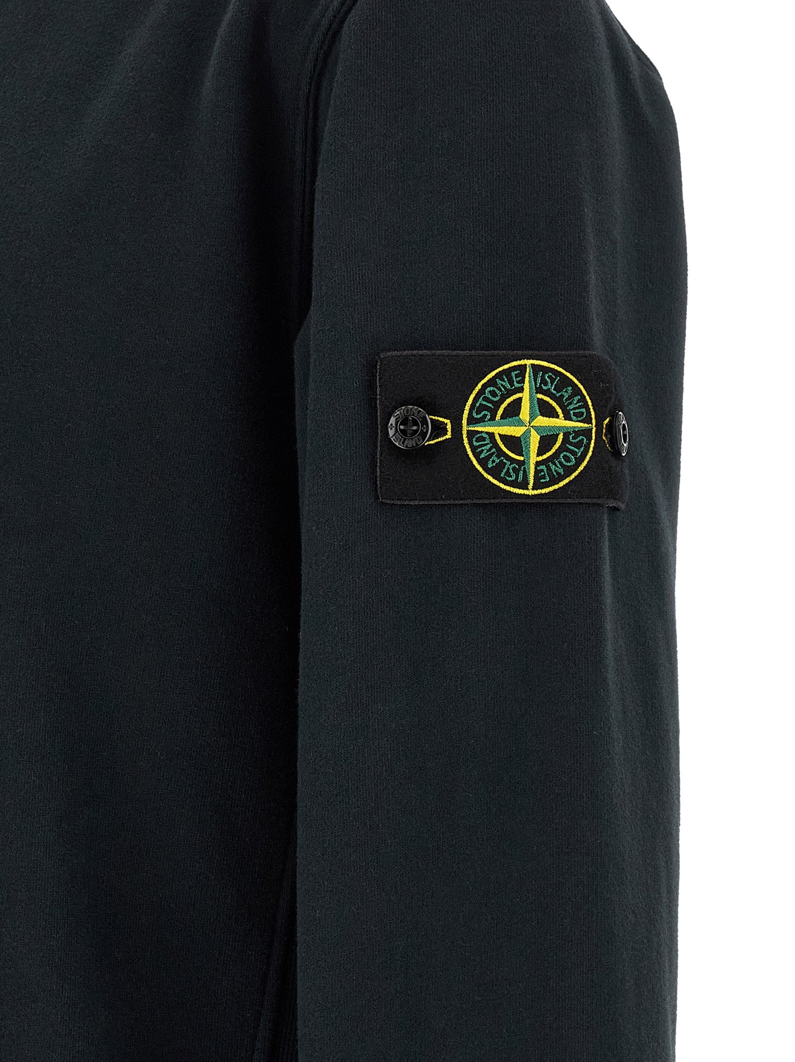 Stone Island Blue Cotton Sweatshirt - Timeless Luxury Redefined