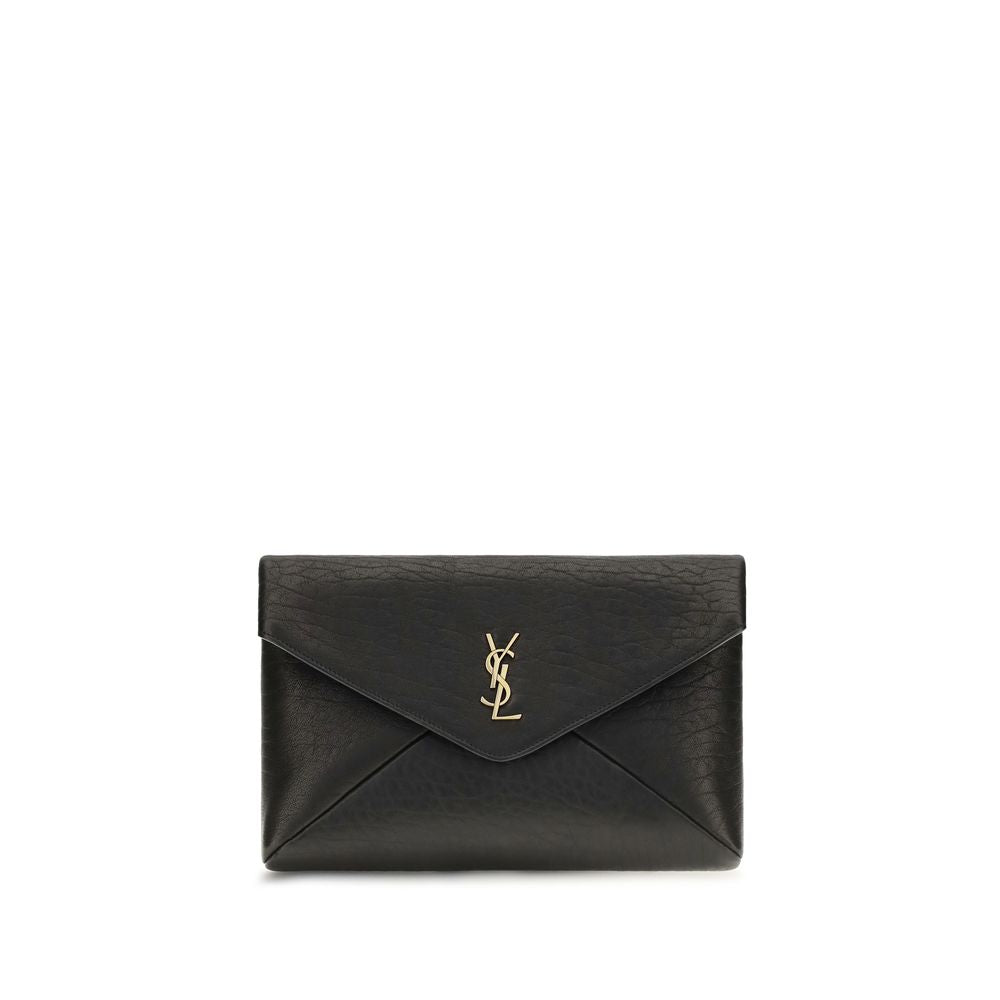 Saint Laurent Black Lamb Ovis Aries Wallet - Timeless Luxury