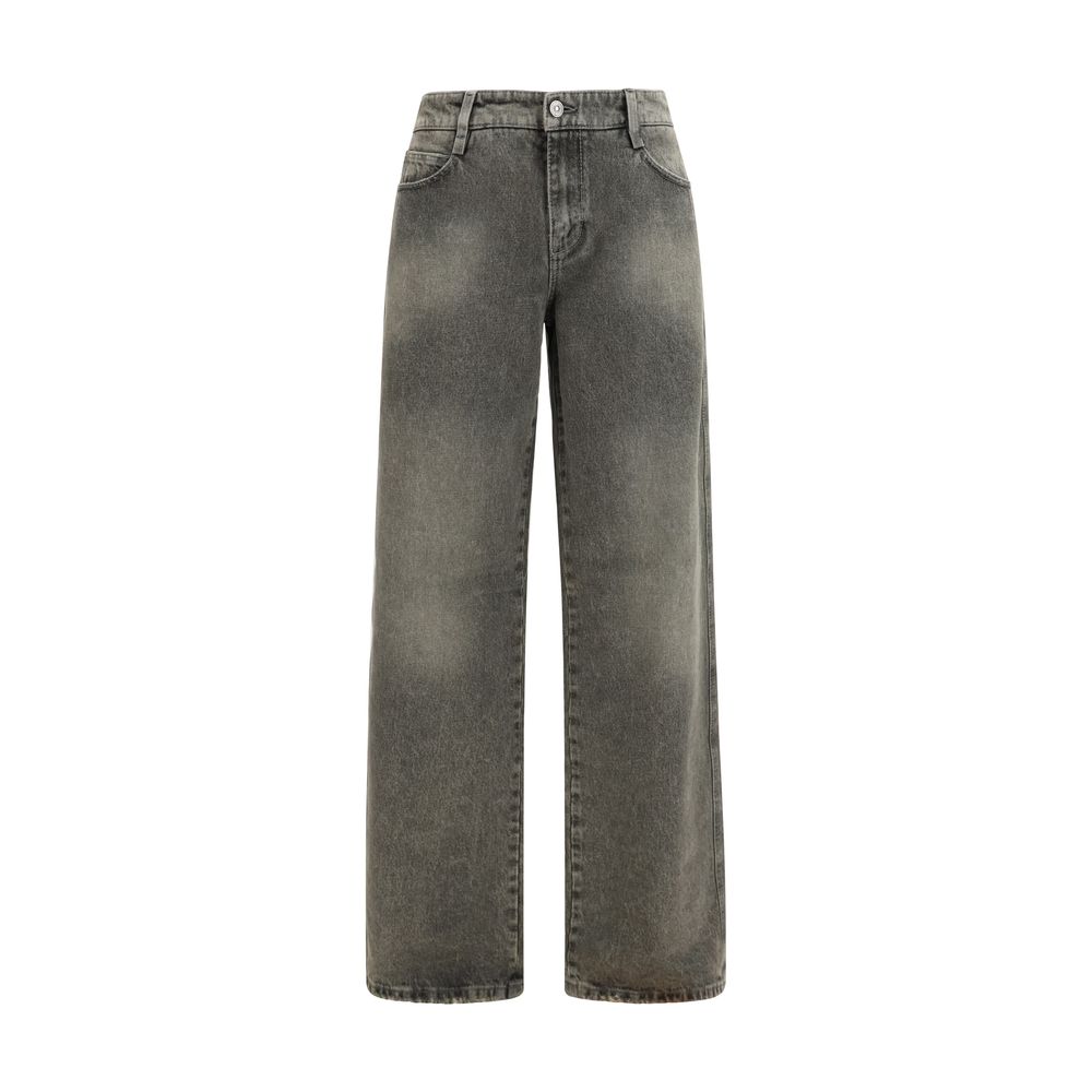Discover the Ermanno Scervino Gray Cotton Relaxed Fit Jeans, where luxurious craftsmanship meets contemporary elegance, perfect for the discerning individual seeking timeless style.