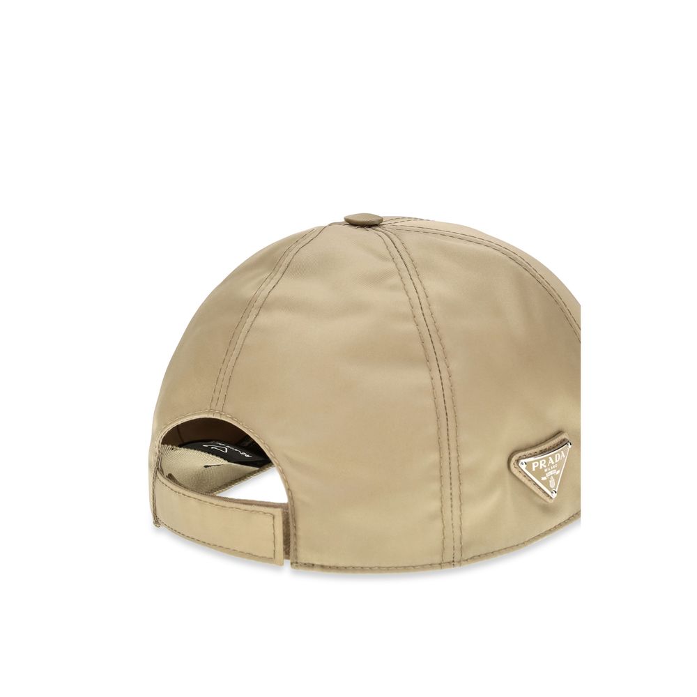 Prada Brown Polyamide Cap - Elevate Your Luxe Style
