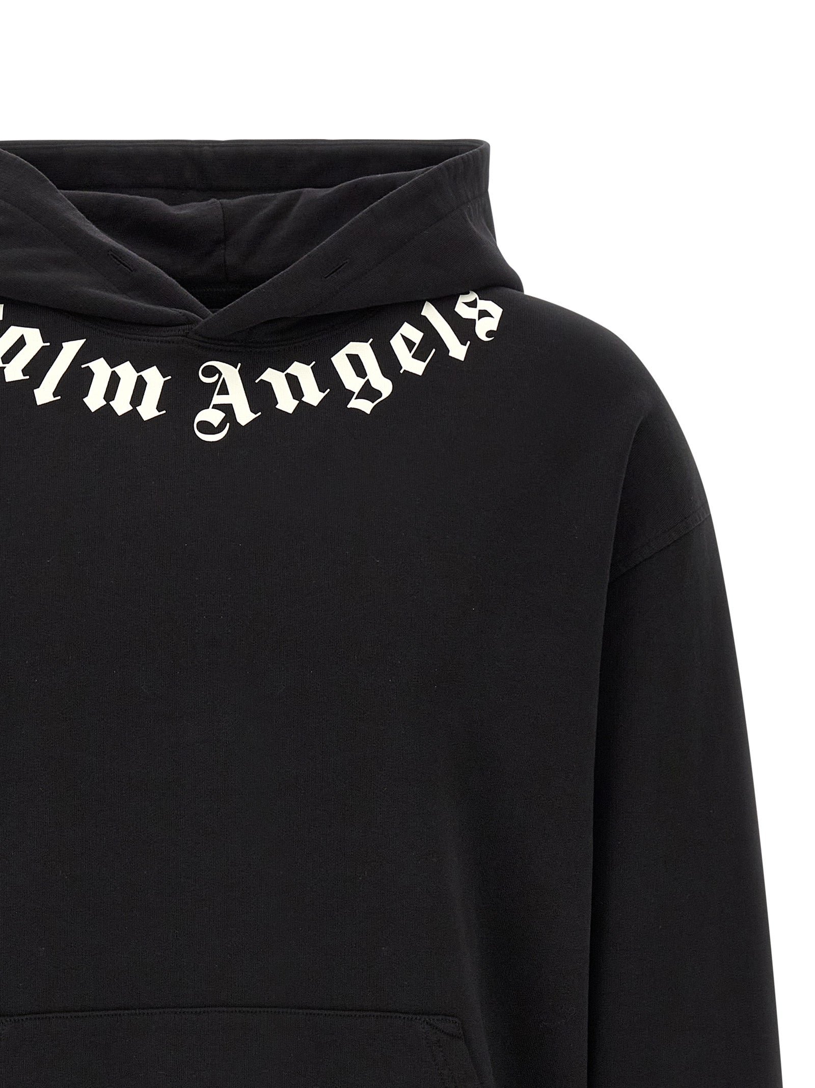 Palm Angels Black Cotton Sweatshirt - Elevate Your Street Style