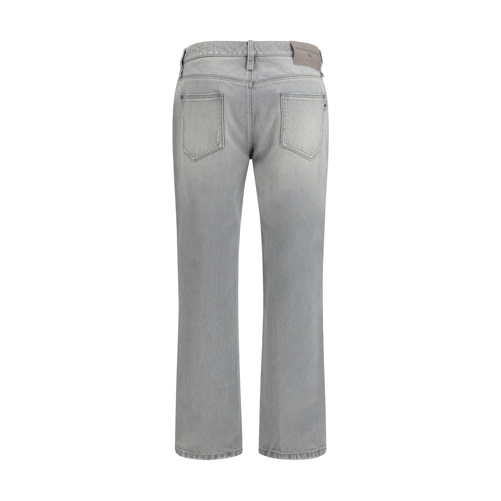 Indulge in the effortless luxury of Ermanno Scervino Gray Cotton Boyfriend Jeans, crafted from 100% cotton for a relaxed fit that embodies sophistication and timeless style.
