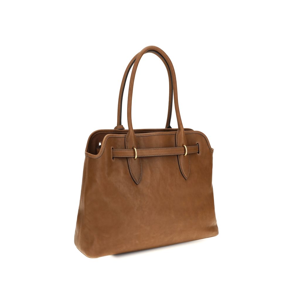 Miu Miu Brown Calf Leather Bos Taurus Shoulder Bag - Luxury Redefined
